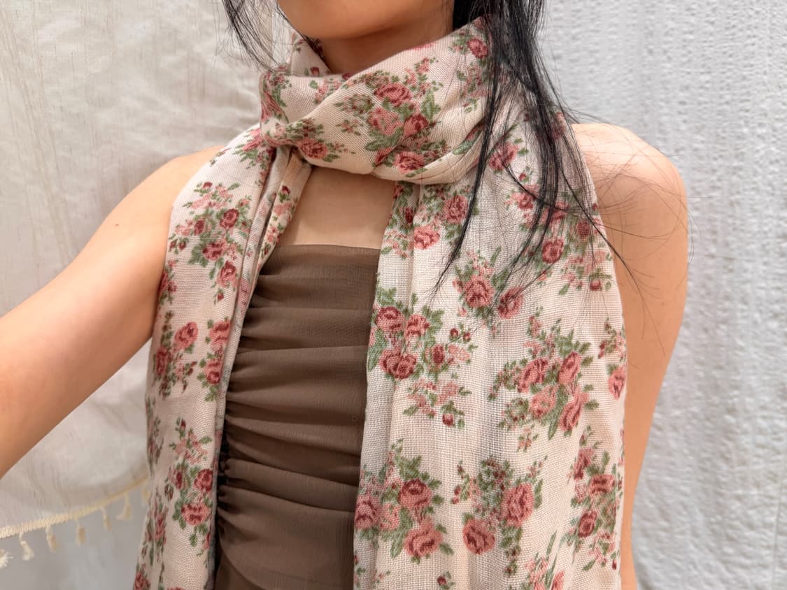 rose pink muffler 상품이미지1