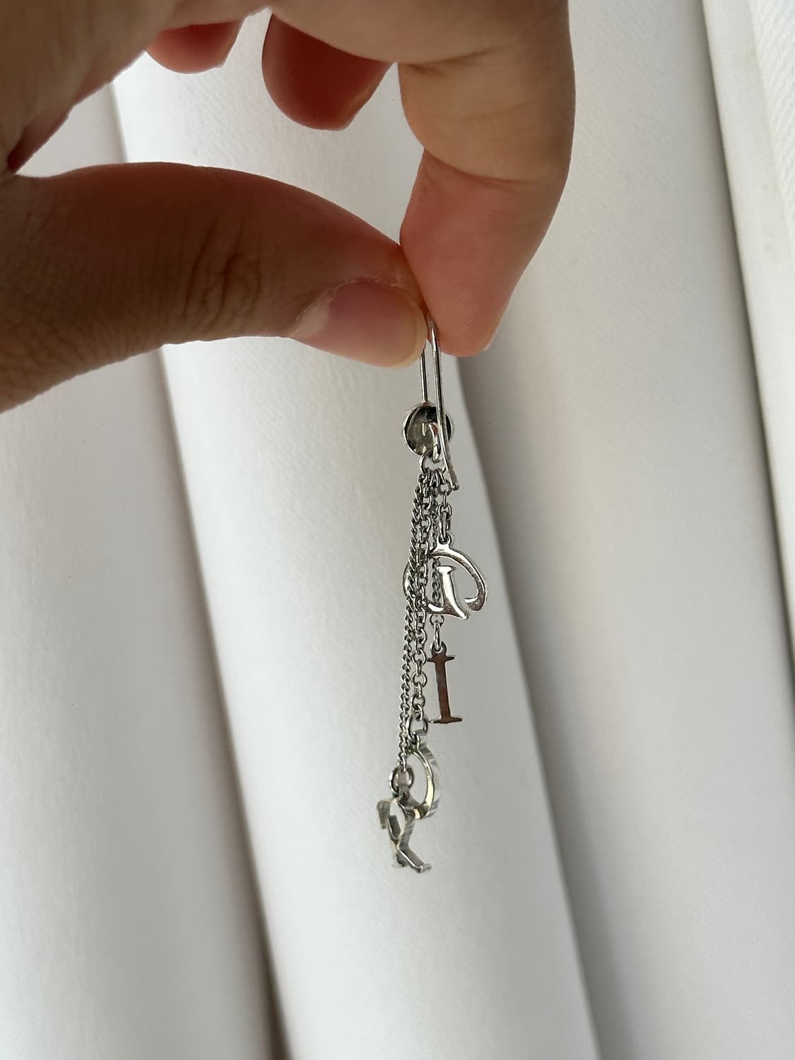 디올 귀걸이➡️목걸이로 리폼 상품이미지3