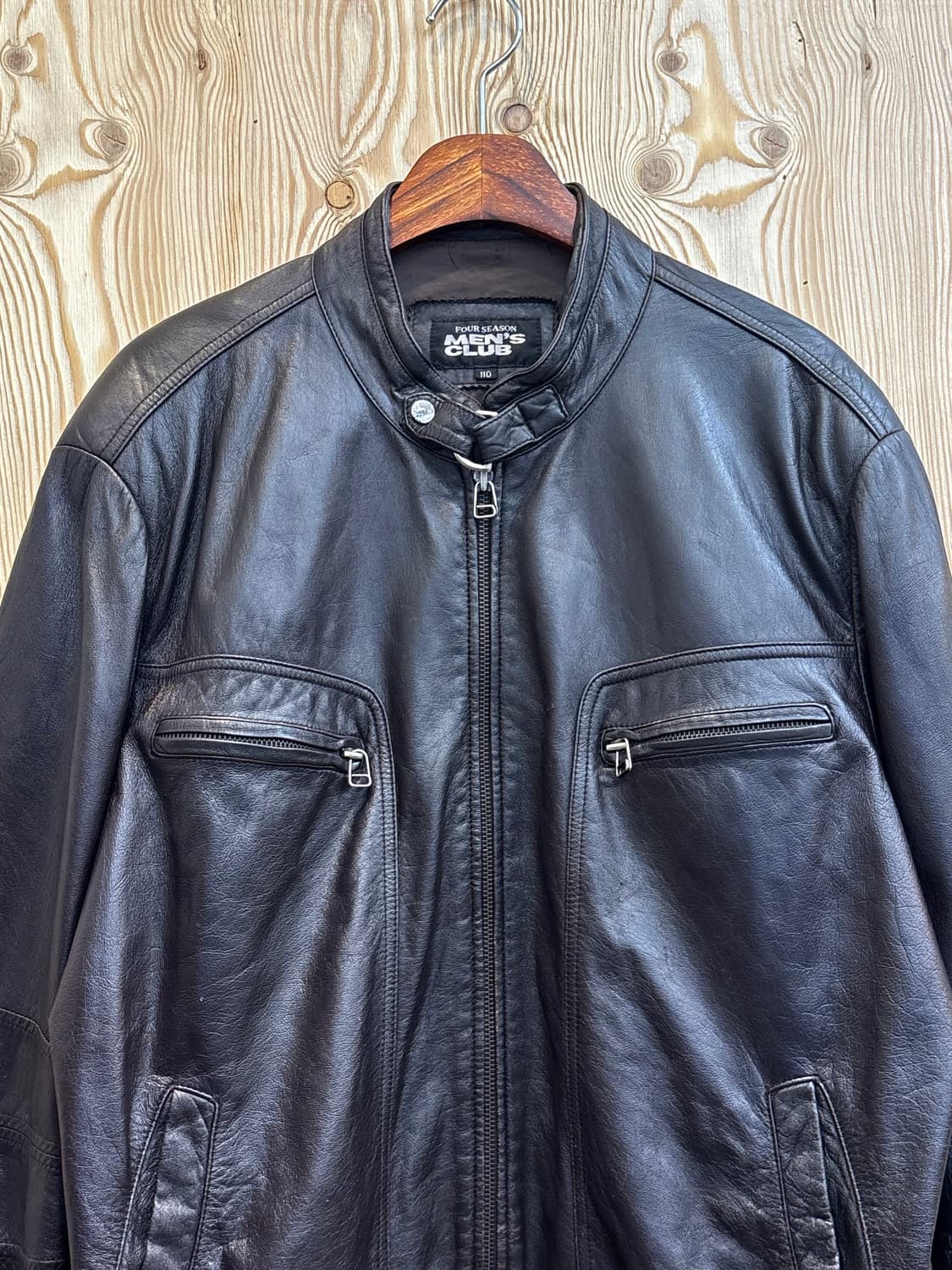 맨즈클럽 레더 바이커 자켓 상품이미지2