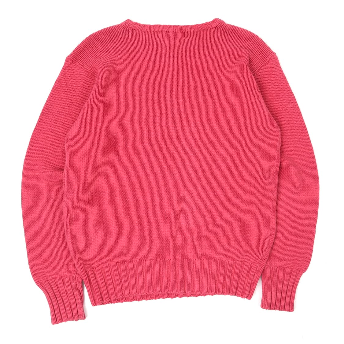 폴로 랄프로렌 다크 핑크 라운드 니트 상품이미지5