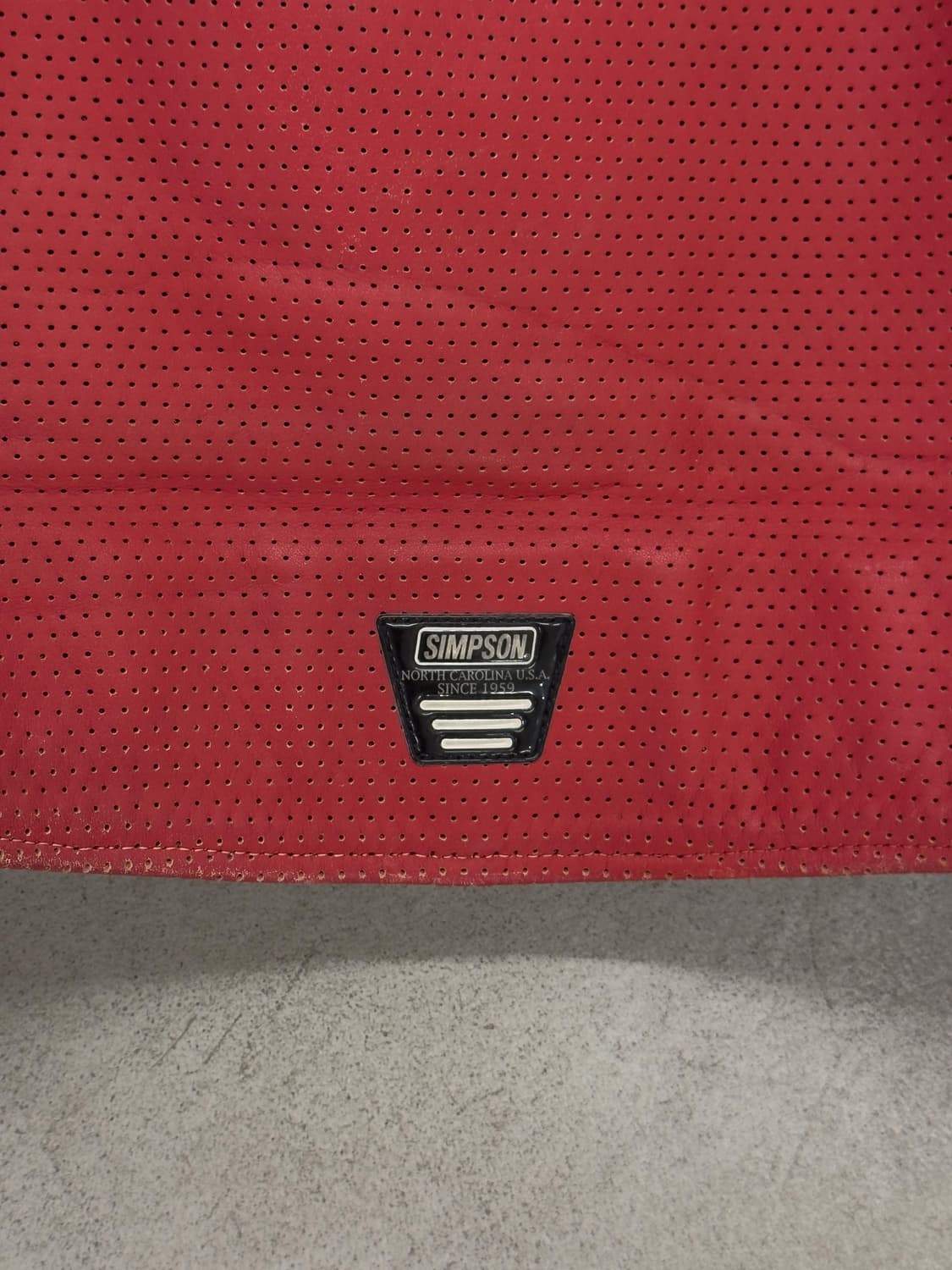 SIMPSON 레더 레이싱 자켓 상품이미지5