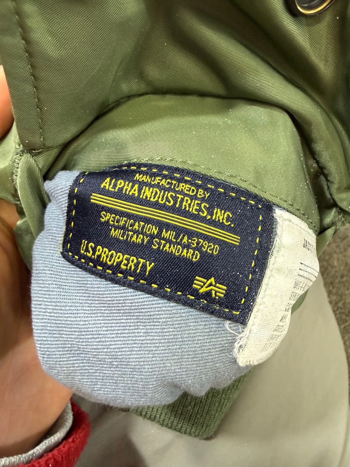 Alpha industries 알파인더스트리 Ma-1 항공점퍼 상품이미지4