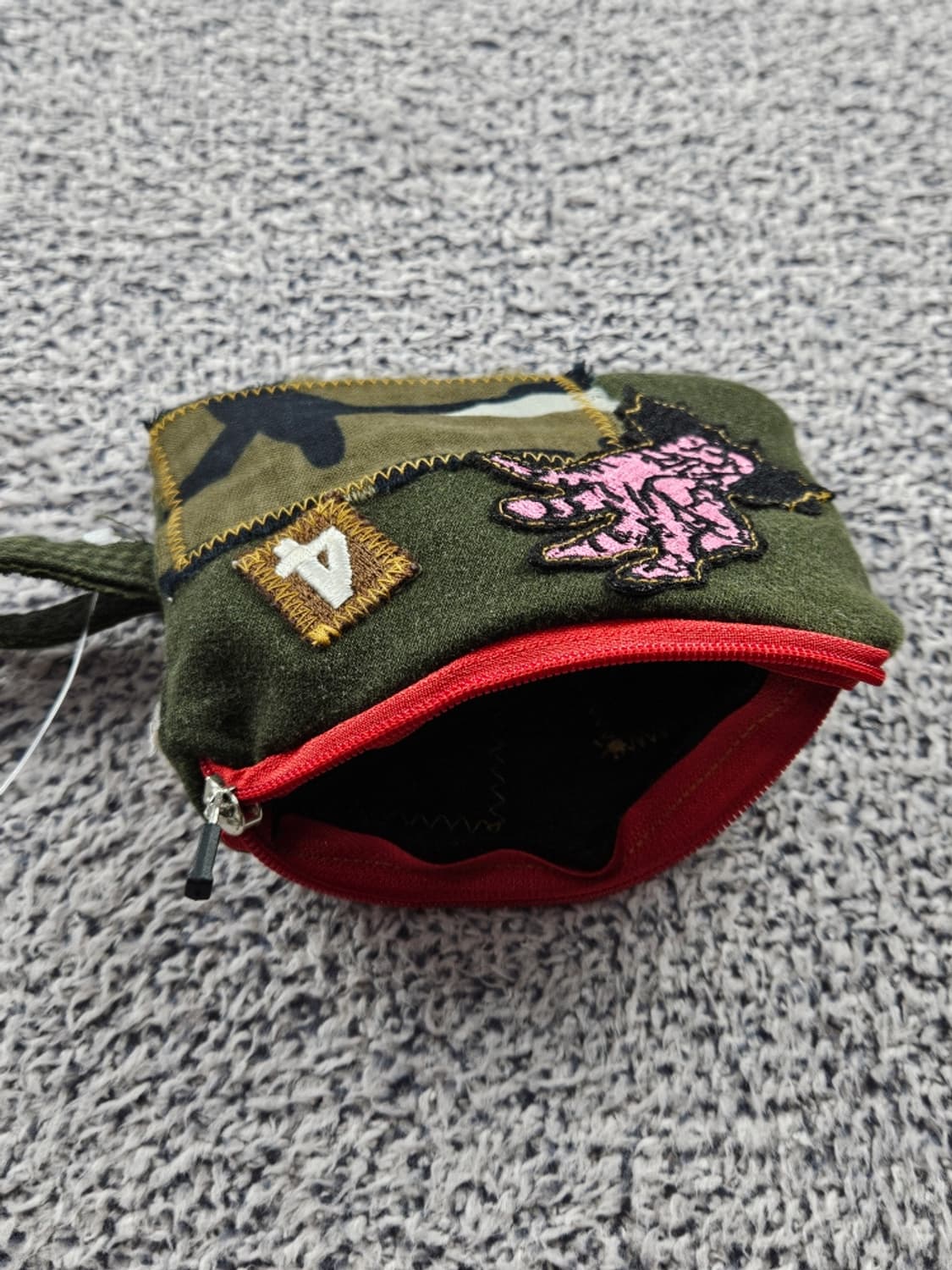 핸드메이드 리워크 커스텀 패치드 키링 월렛 ( 13X10 )/ 10732 상품이미지5