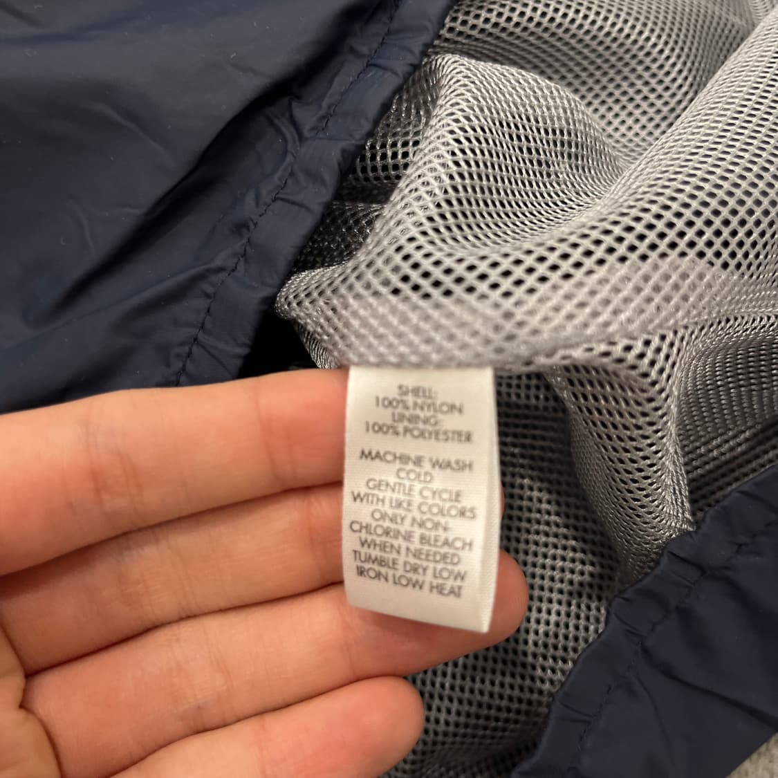 XL 캘빈클라인 네이비 바람막이 자켓 상품이미지5