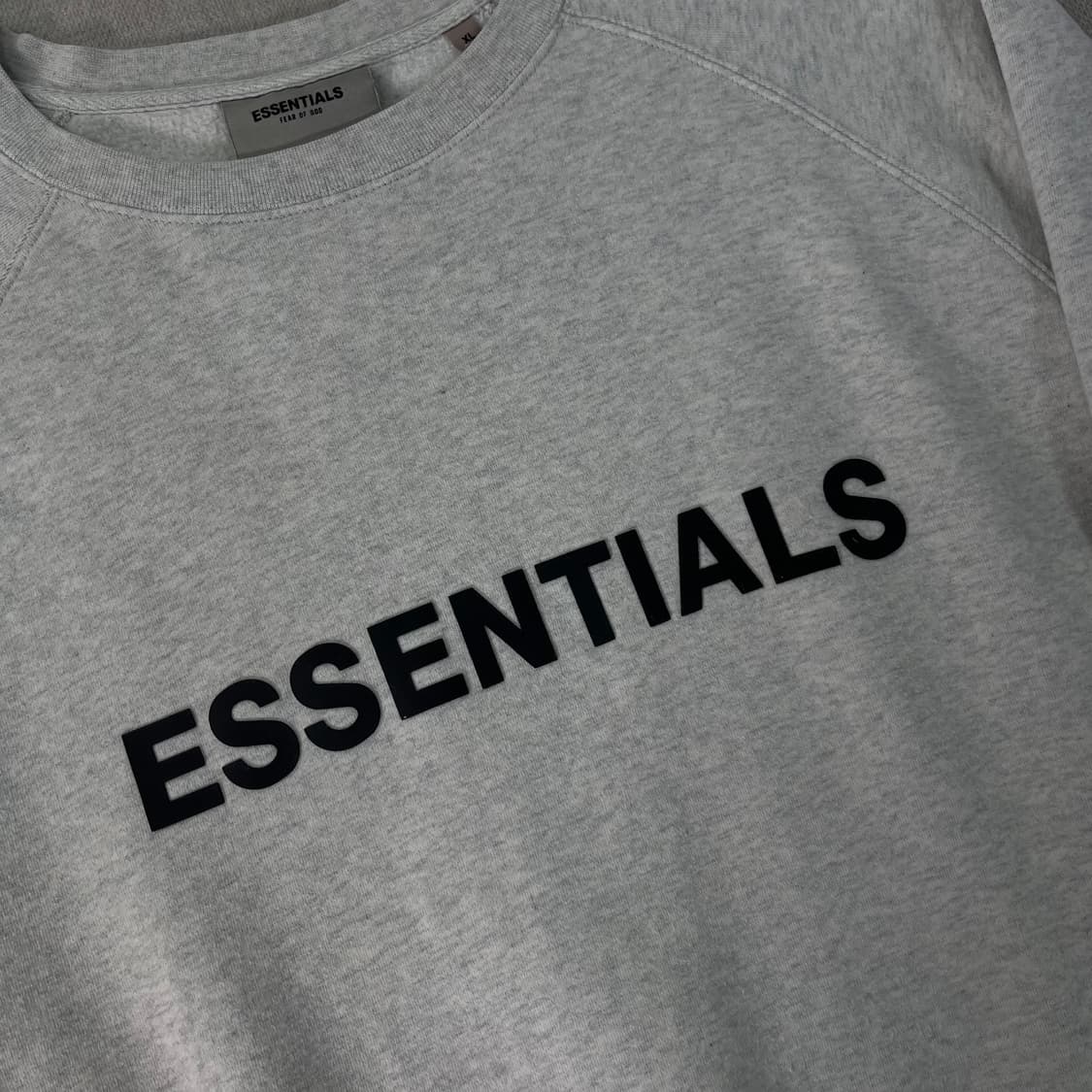 105 피오갓 에센셜 빅로고 오트밀 맨투맨 상품이미지2