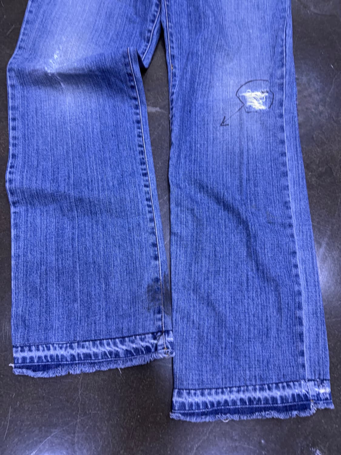 D&G 돌체앤가바나 빈티지 워싱 레귤러핏 데님팬츠 32 상품이미지7