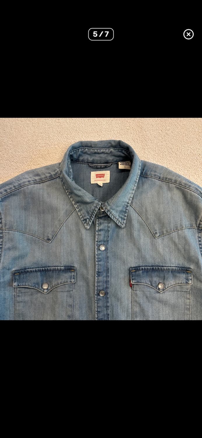 리바이스 웨스턴 셔츠 상품이미지4