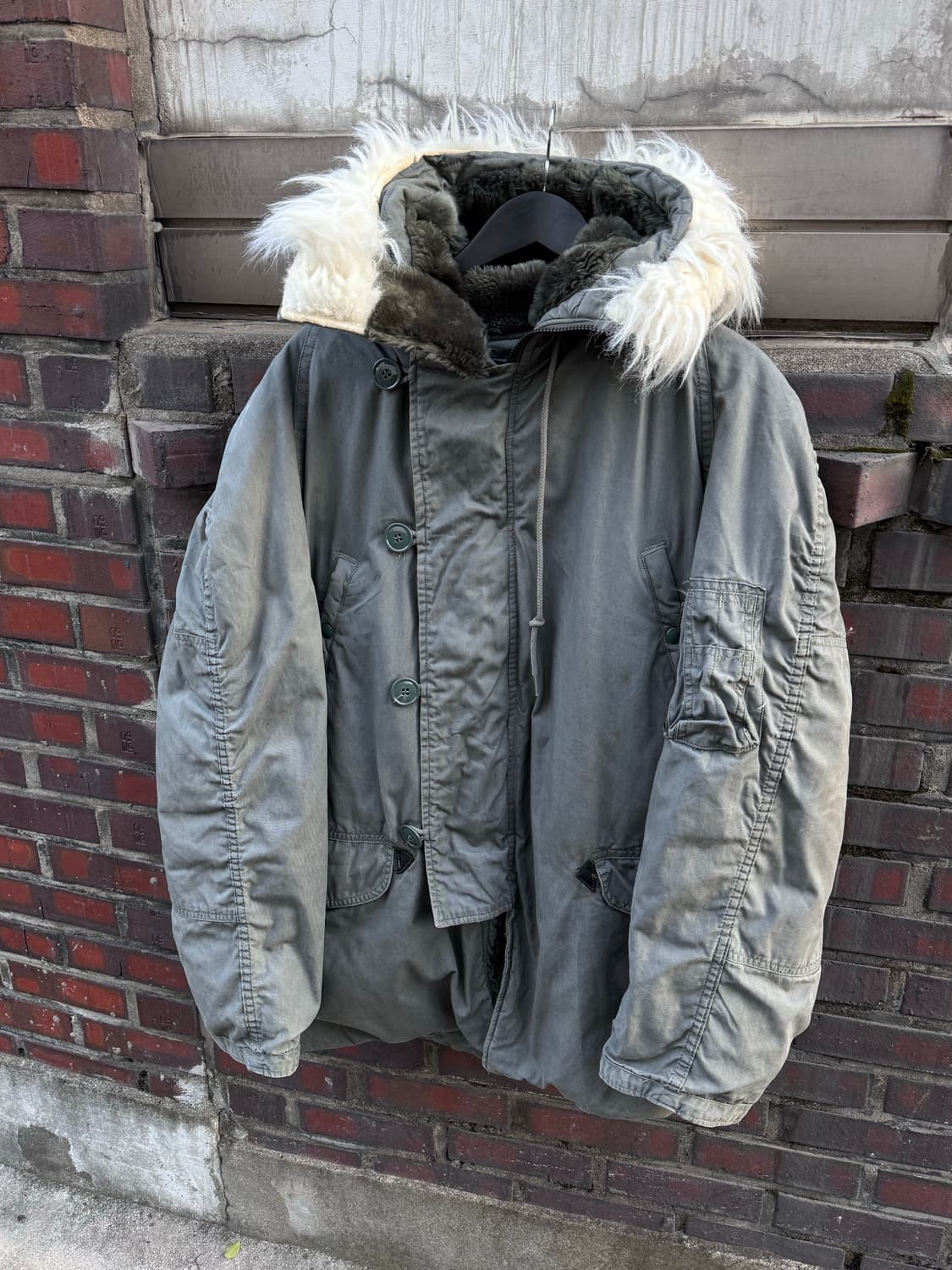 80s Military 밀리터리 오리지널 미군 N-3B 파카 상품이미지1