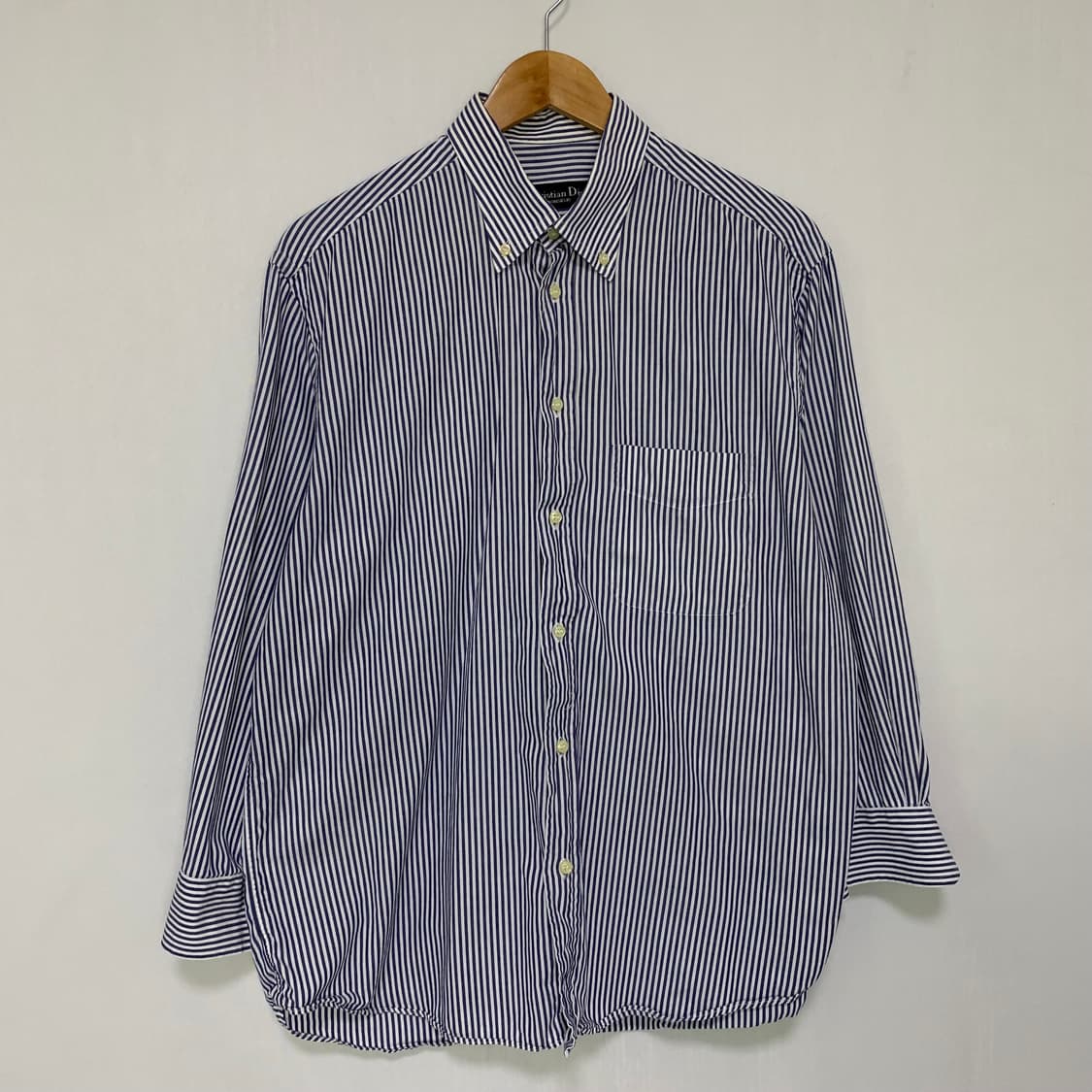 크리스찬 디올 무슈 남성 빈티지 스트라이프 셔츠 상품이미지2