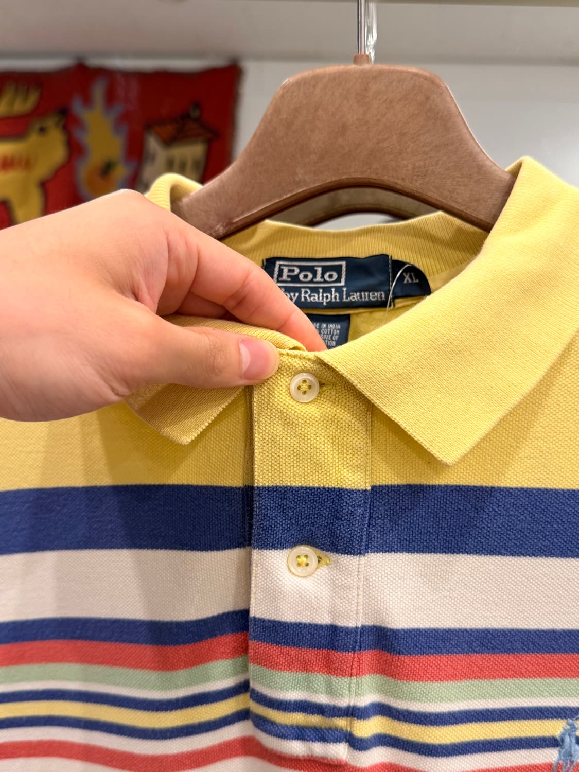 00s Polo RL 폴로 랄프로렌 스트라이프 pk 반팔 티셔츠 상품이미지4