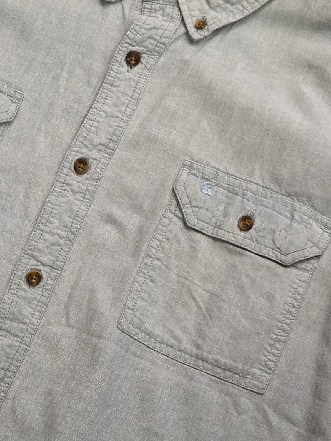 Carhartt 칼하트 연청 반팔셔츠 상품이미지2