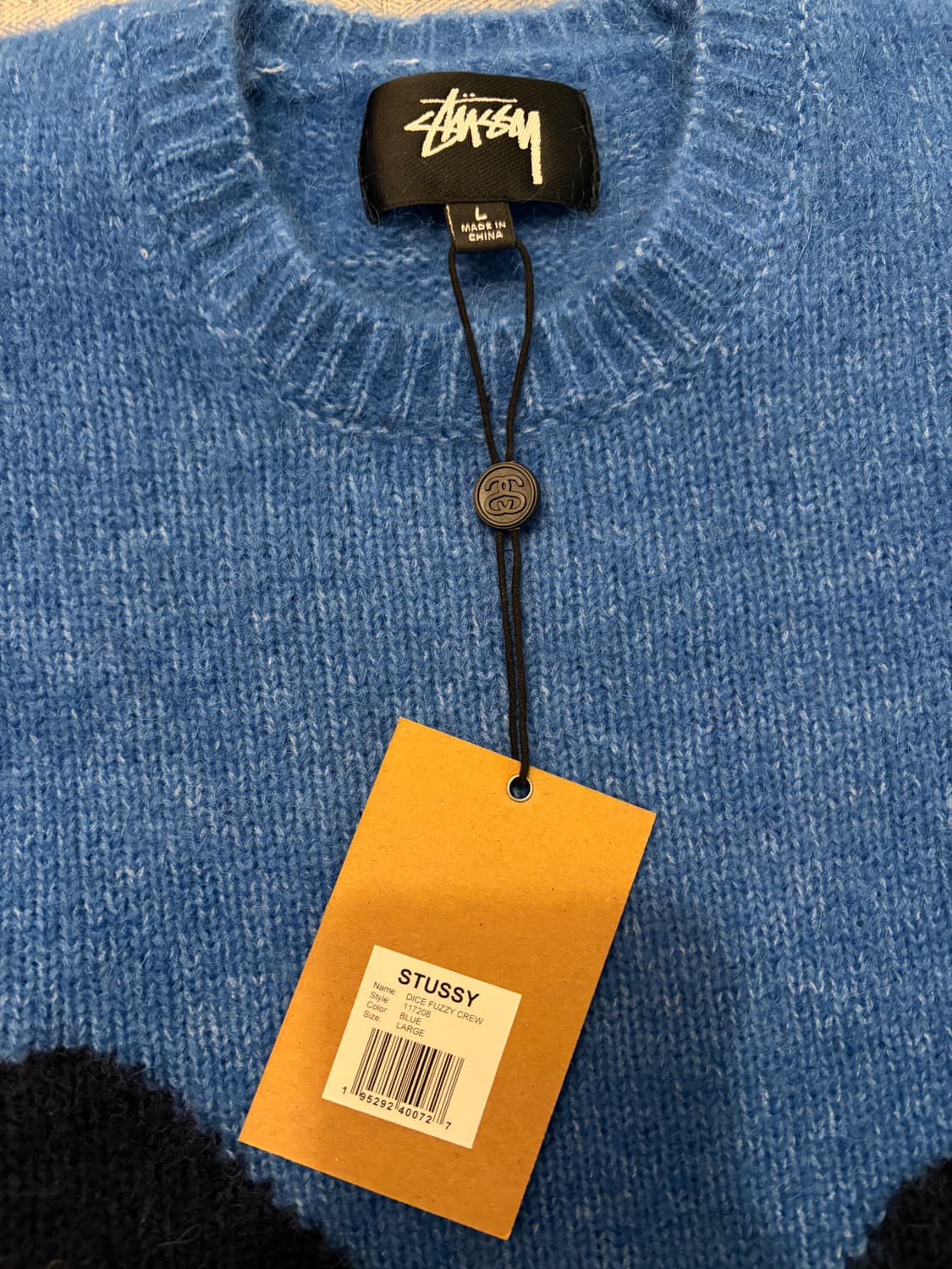 새상품)스투시 다이스 니트(L) 상품이미지2