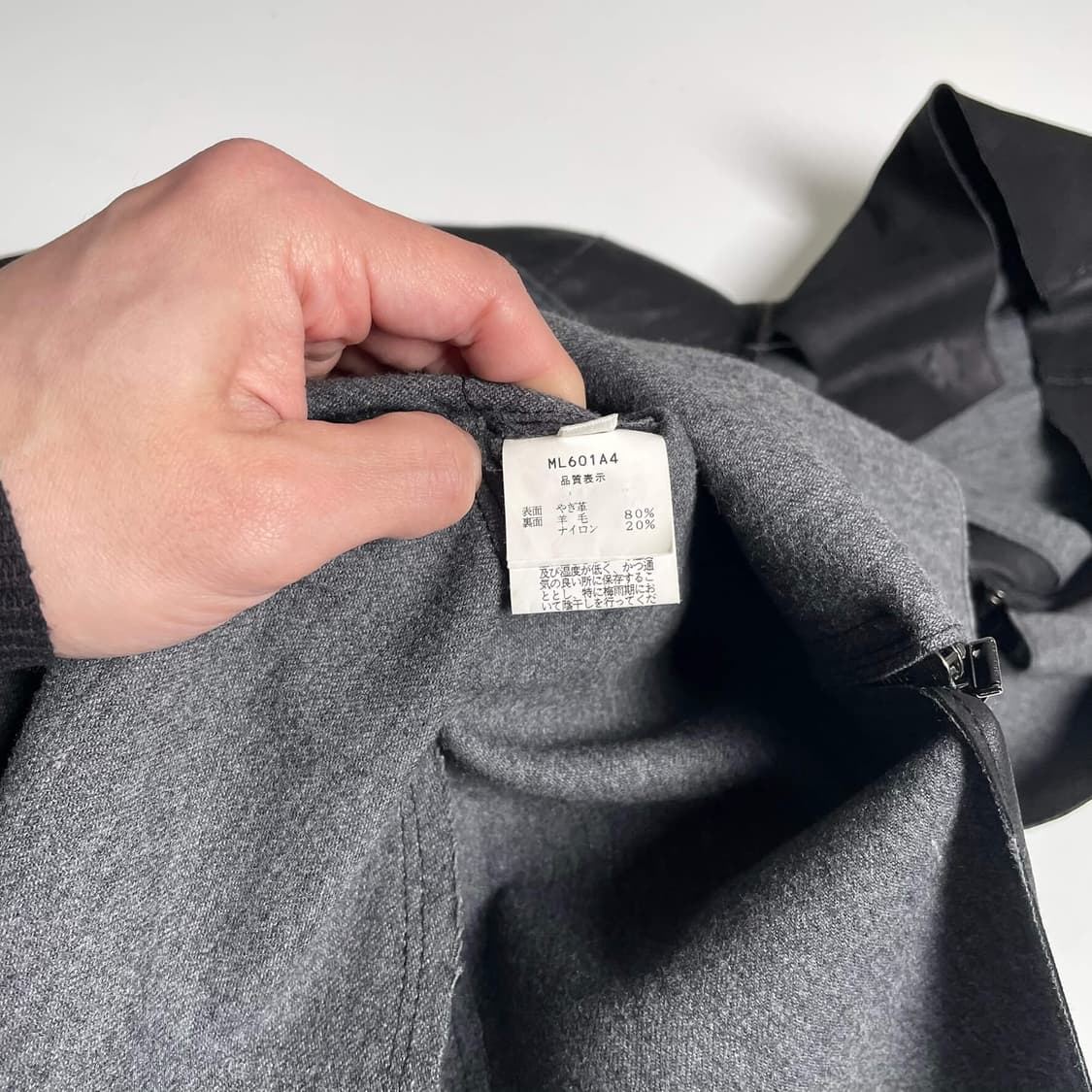 Marlenedam italy 고트 스킨 후드 롱 코트   상품이미지9