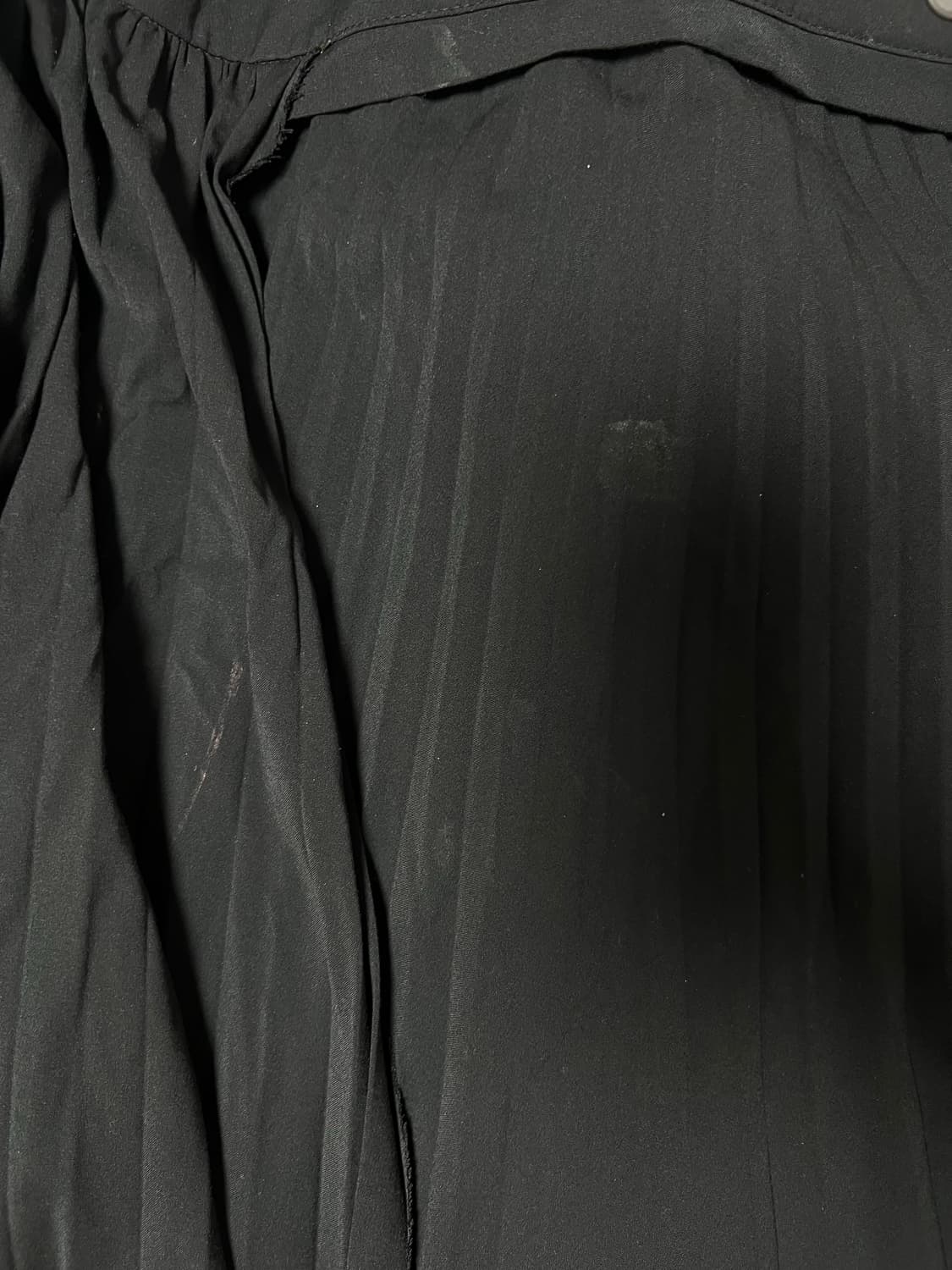 누마레 ee 벨티드 아코디언 플리츠 스커트 블랙  상품이미지5