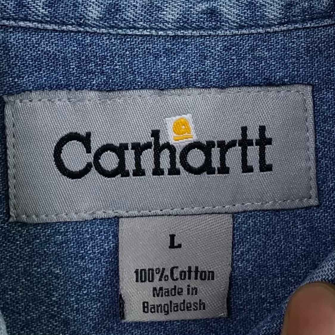 XL 칼하트 데님 셔츠 상품이미지3