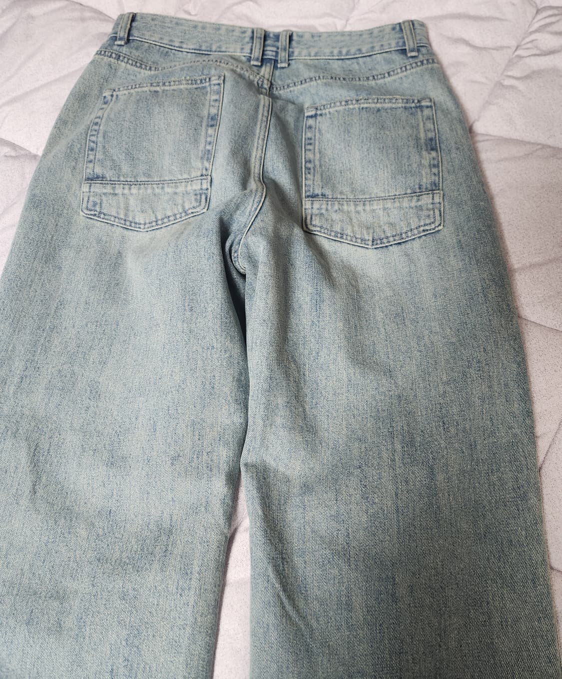 (2) 러프사이드 25SS 드레이프 블리치 데님 상품이미지4