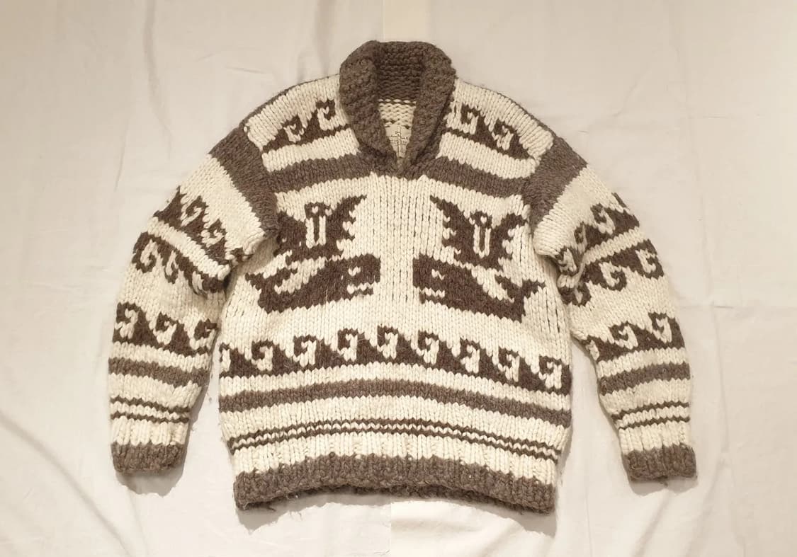 캐나다 코위찬 인디안 니트 상품이미지1