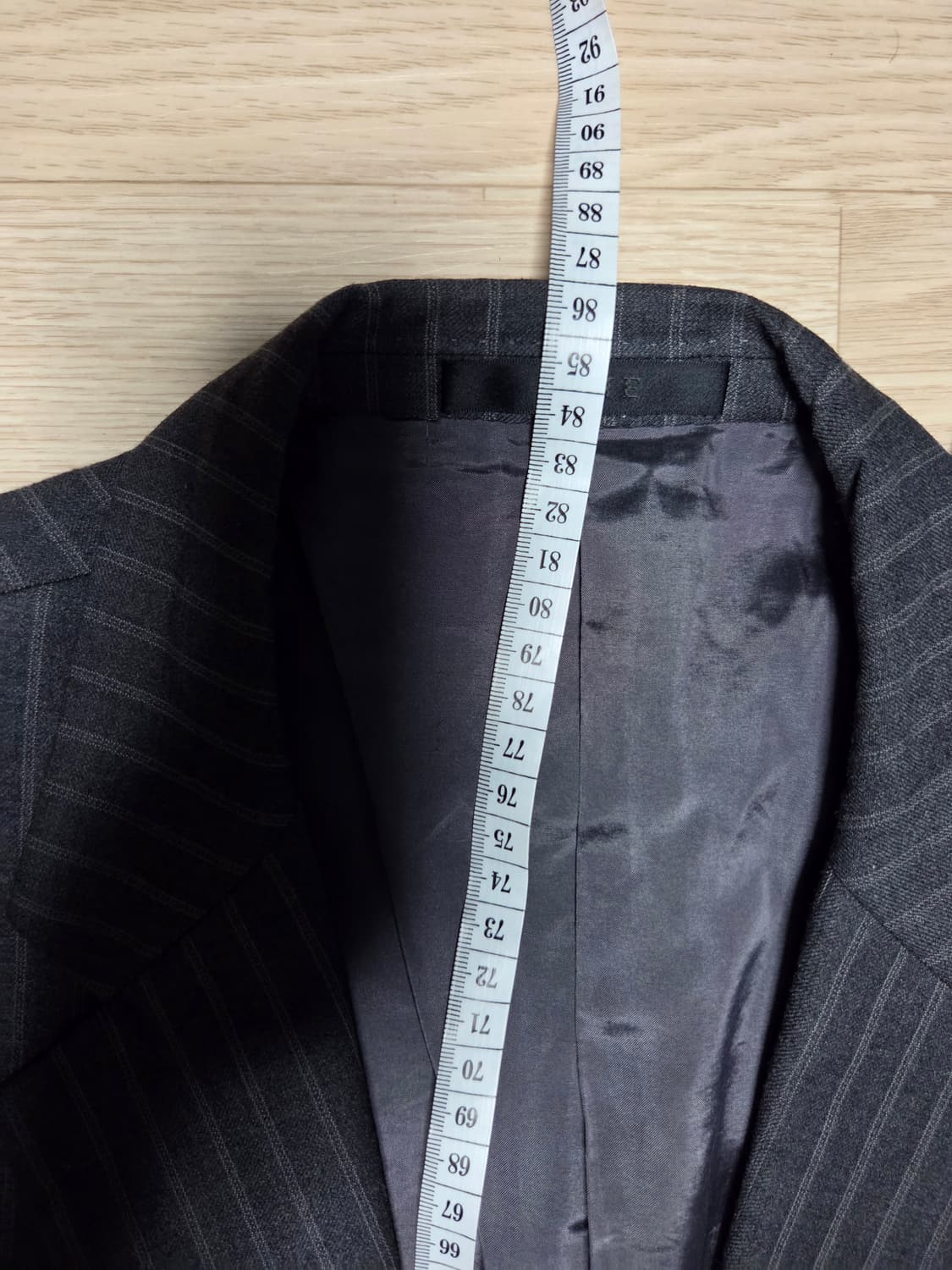TIME HOMME 스트라이프 수트 셋업 세트 (자켓, 팬츠 포함) 상품이미지8