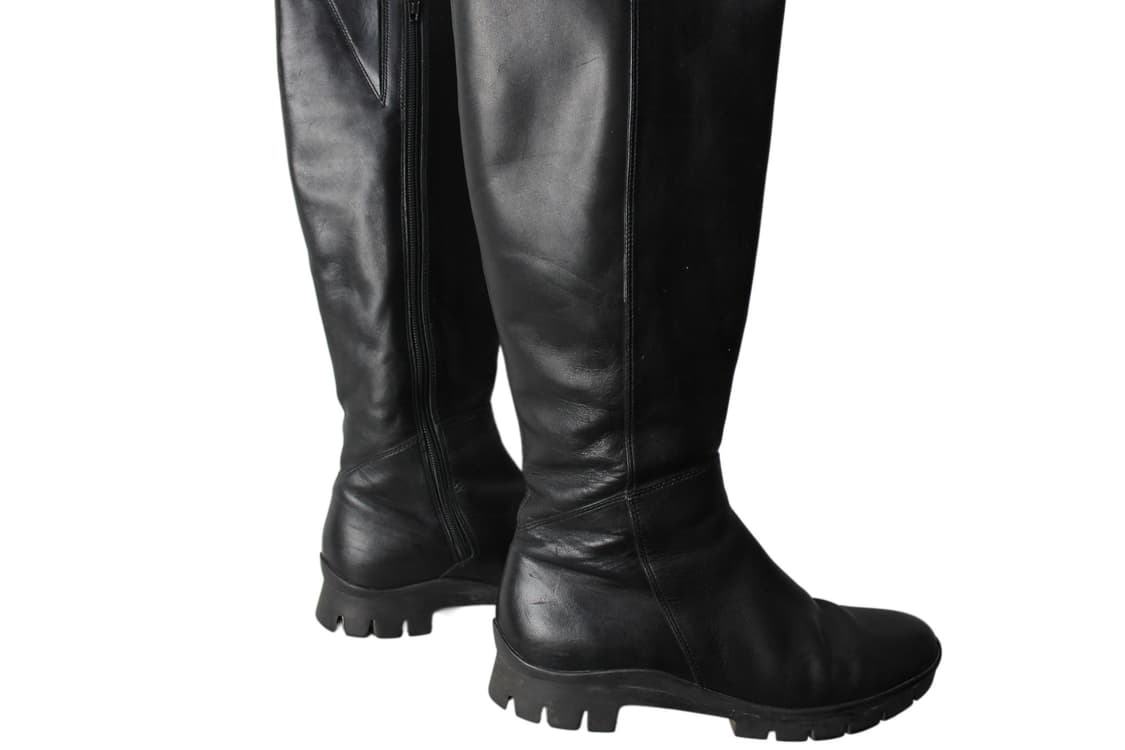 CAMPER 캠퍼 레더 러버 솔 롱 부츠 상품이미지8