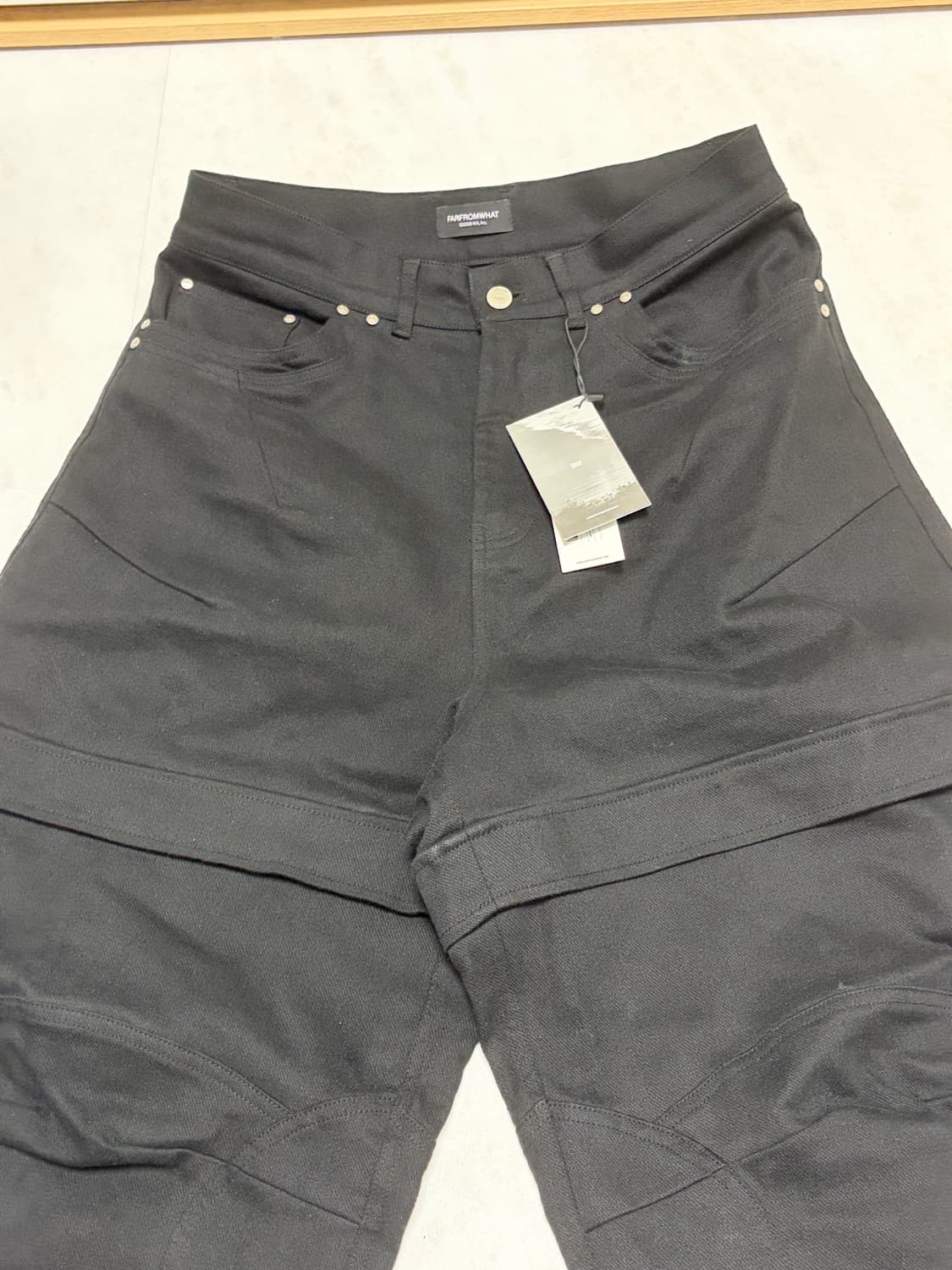 파아카이브 파프롬왓 레이어드 코튼팬츠 (실착x/2s) 상품이미지3