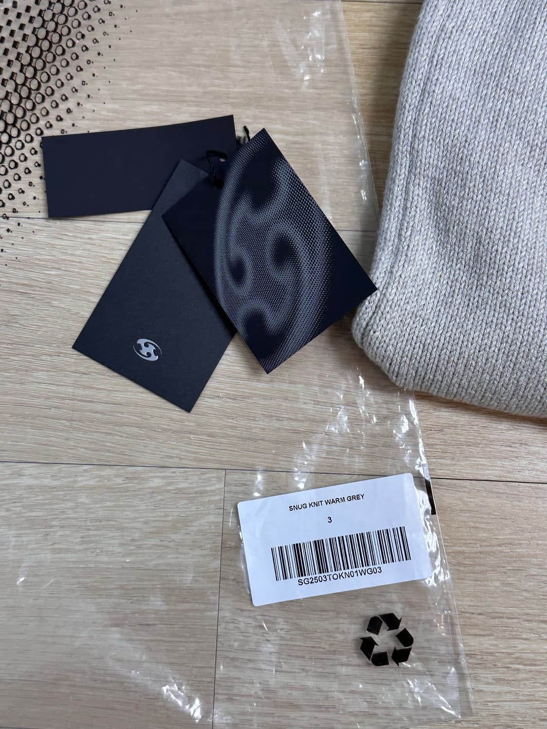 [3] 산산기어 스너그 니트 웜그레이 상품이미지6