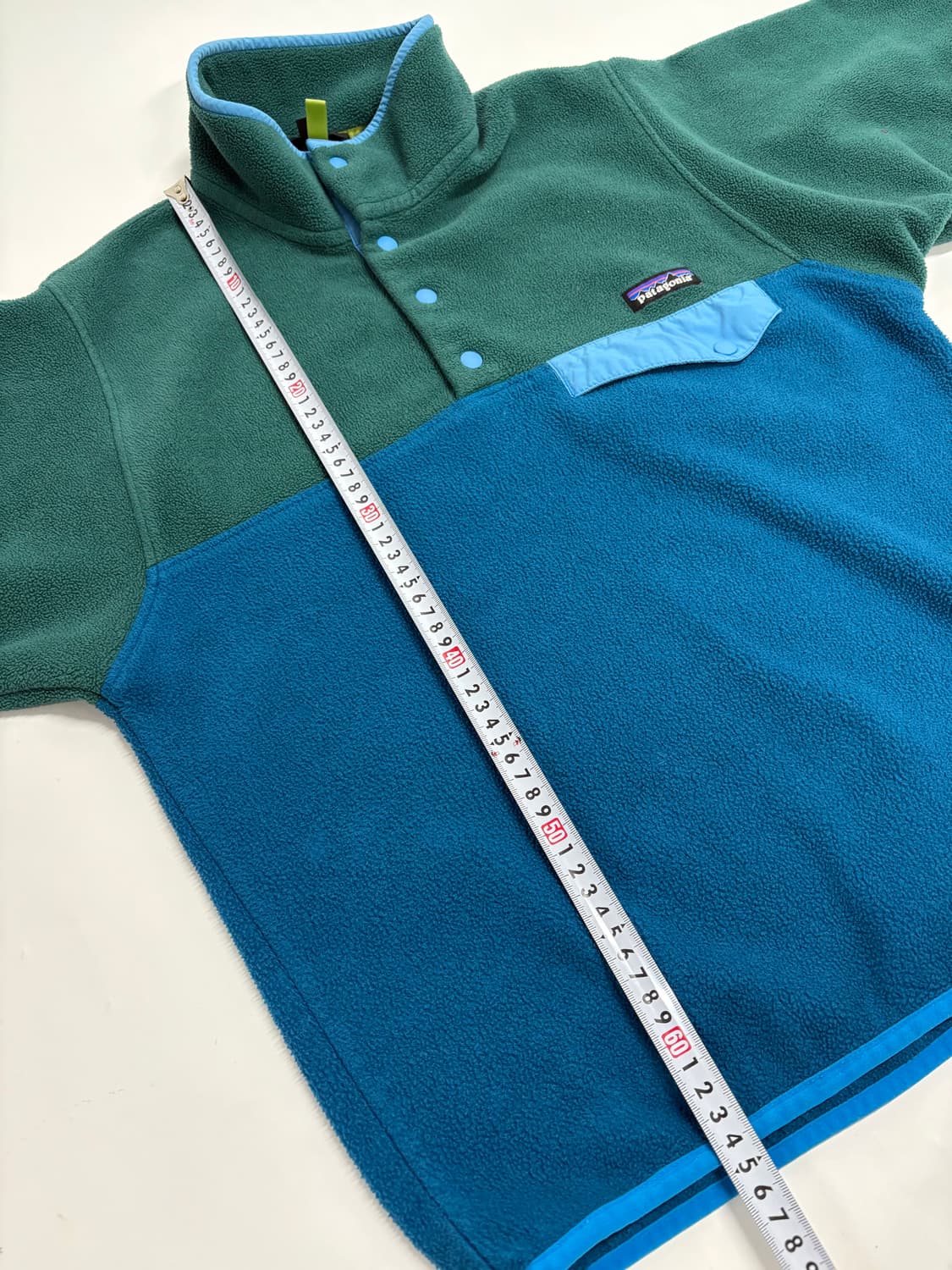 빈티지파타고니아 신칠라 스냅티 멘즈xs 그린 상품이미지8