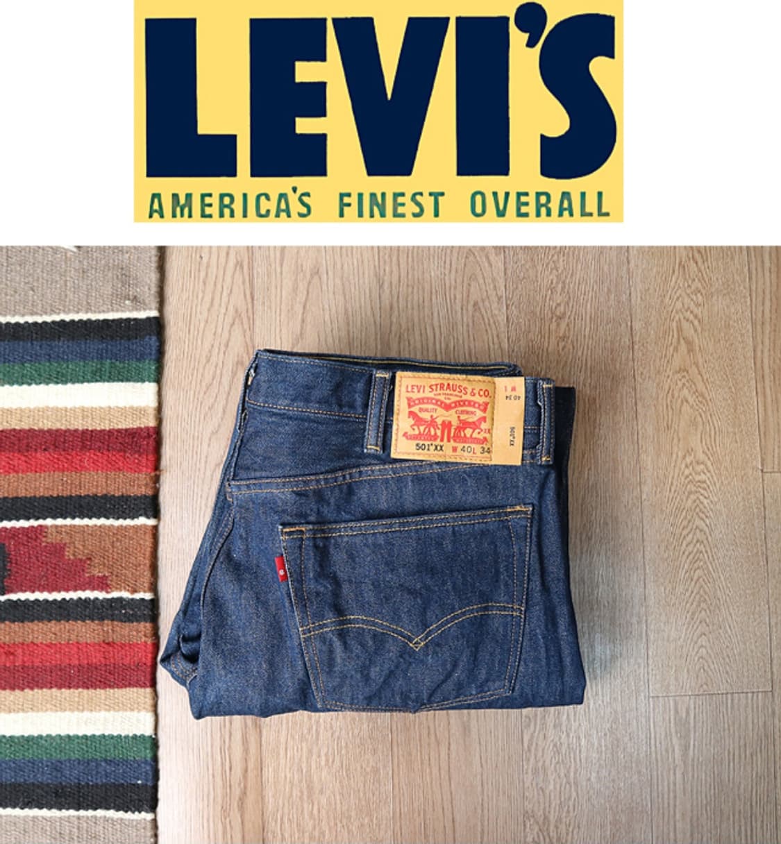 LEVIS 리바이스 501XX  진청데님 40사이즈 상품이미지1