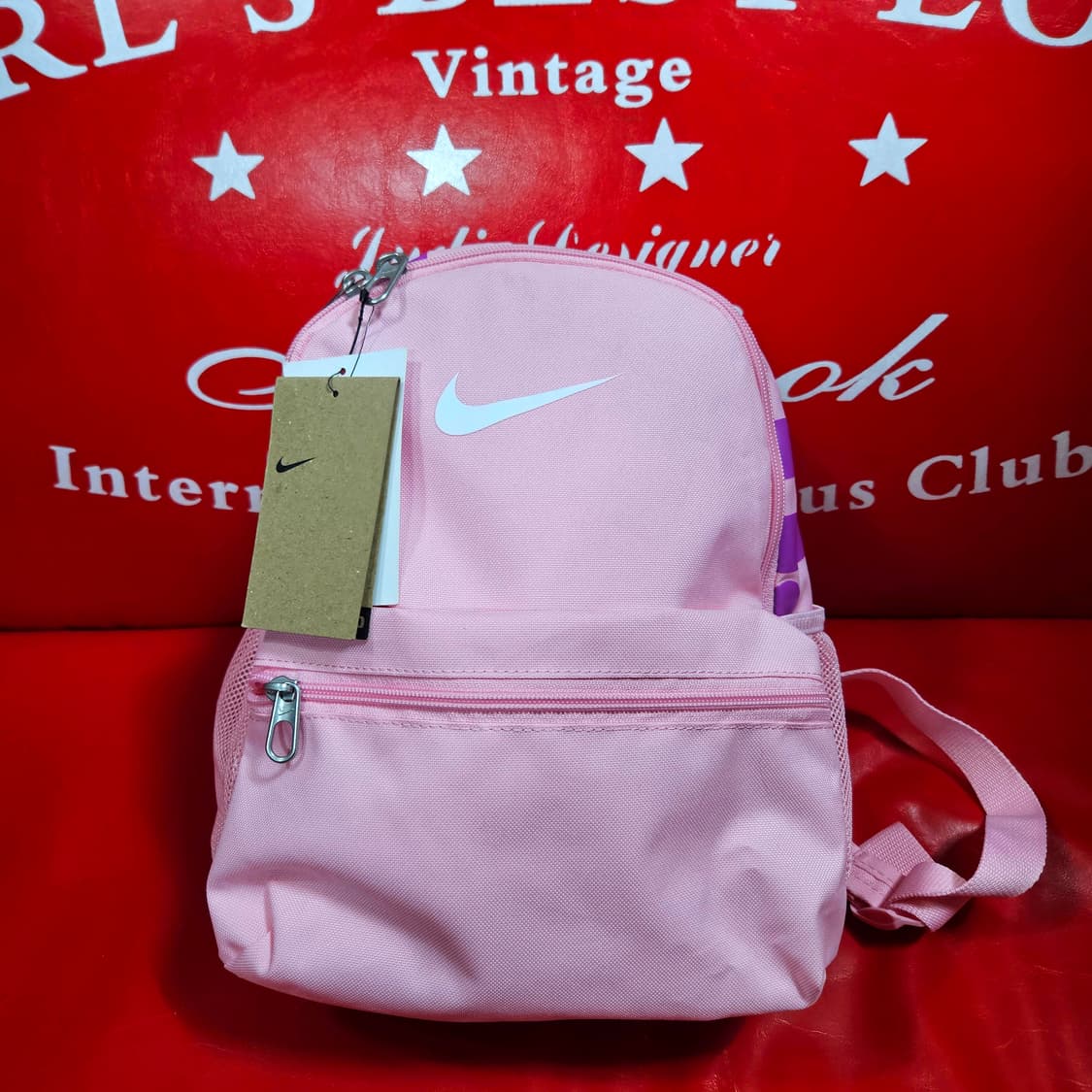 (새상품) 나이키(Nike) 핑크 미니 백팩 상품이미지2