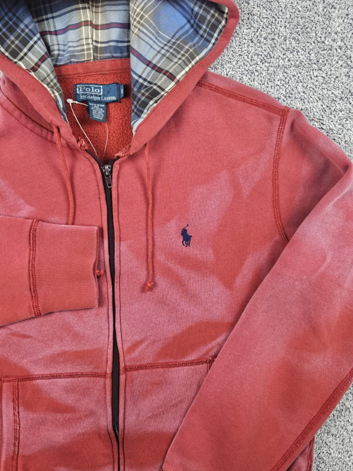 폴로랄프로렌 다잉 워시드 커스텀 후드집업 ( M ) / 10007 상품이미지6