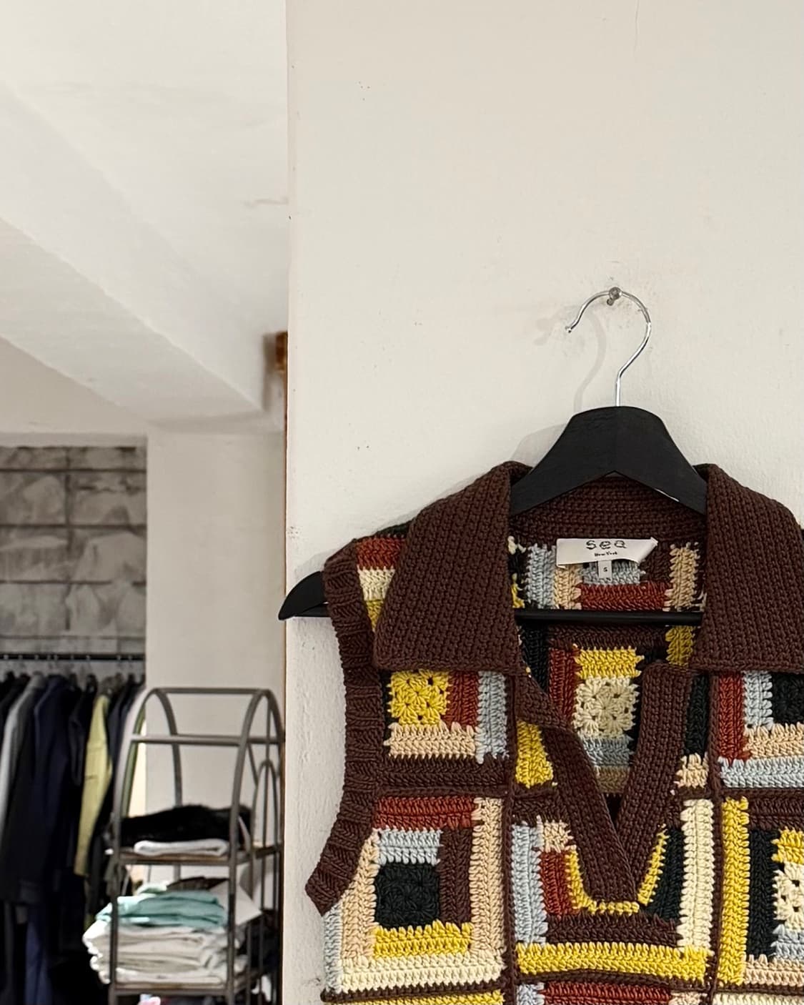 씨 뉴욕 브라운 아그네스 크로쉐 베스트 상품이미지2