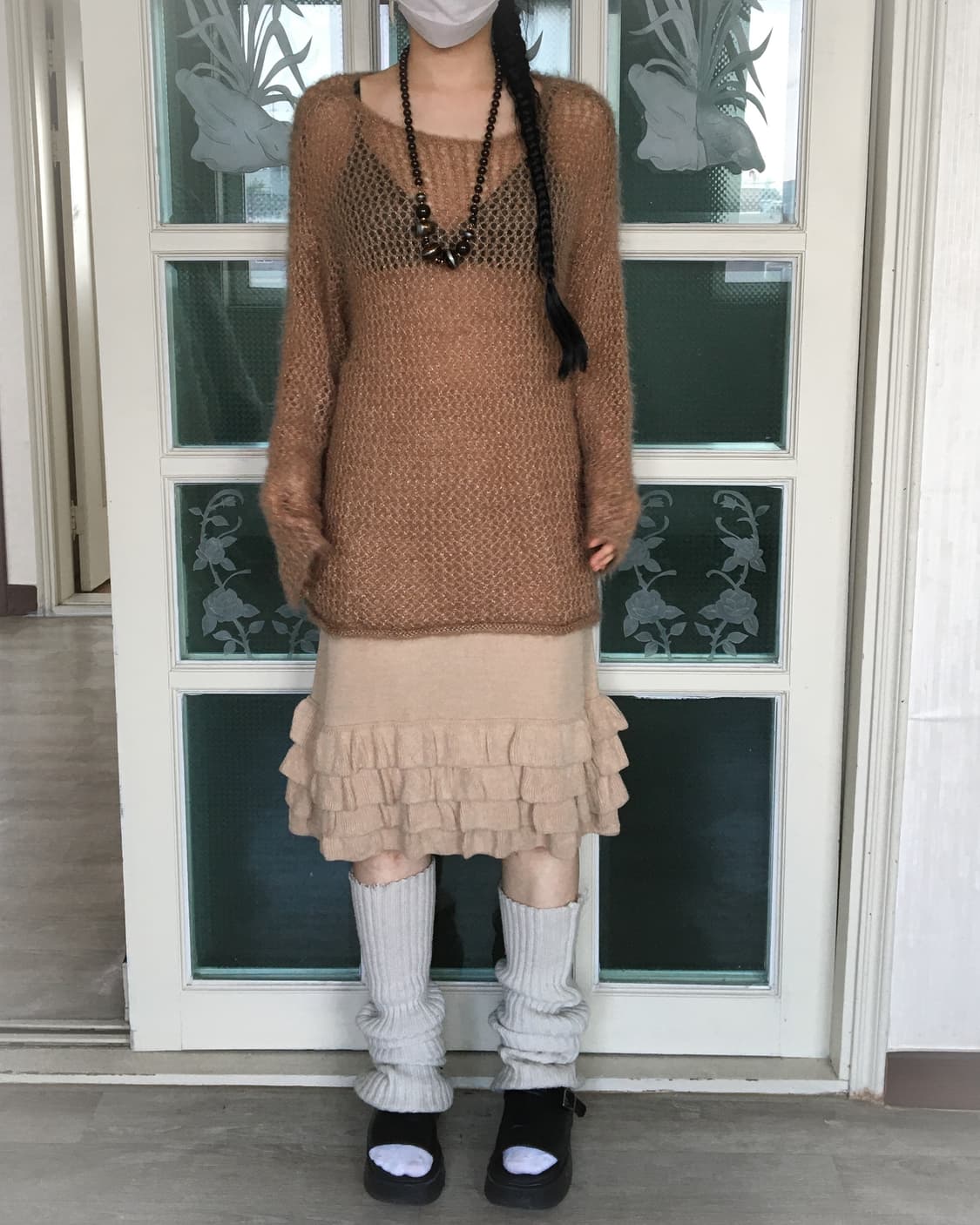 Woolen net knit 상품이미지1