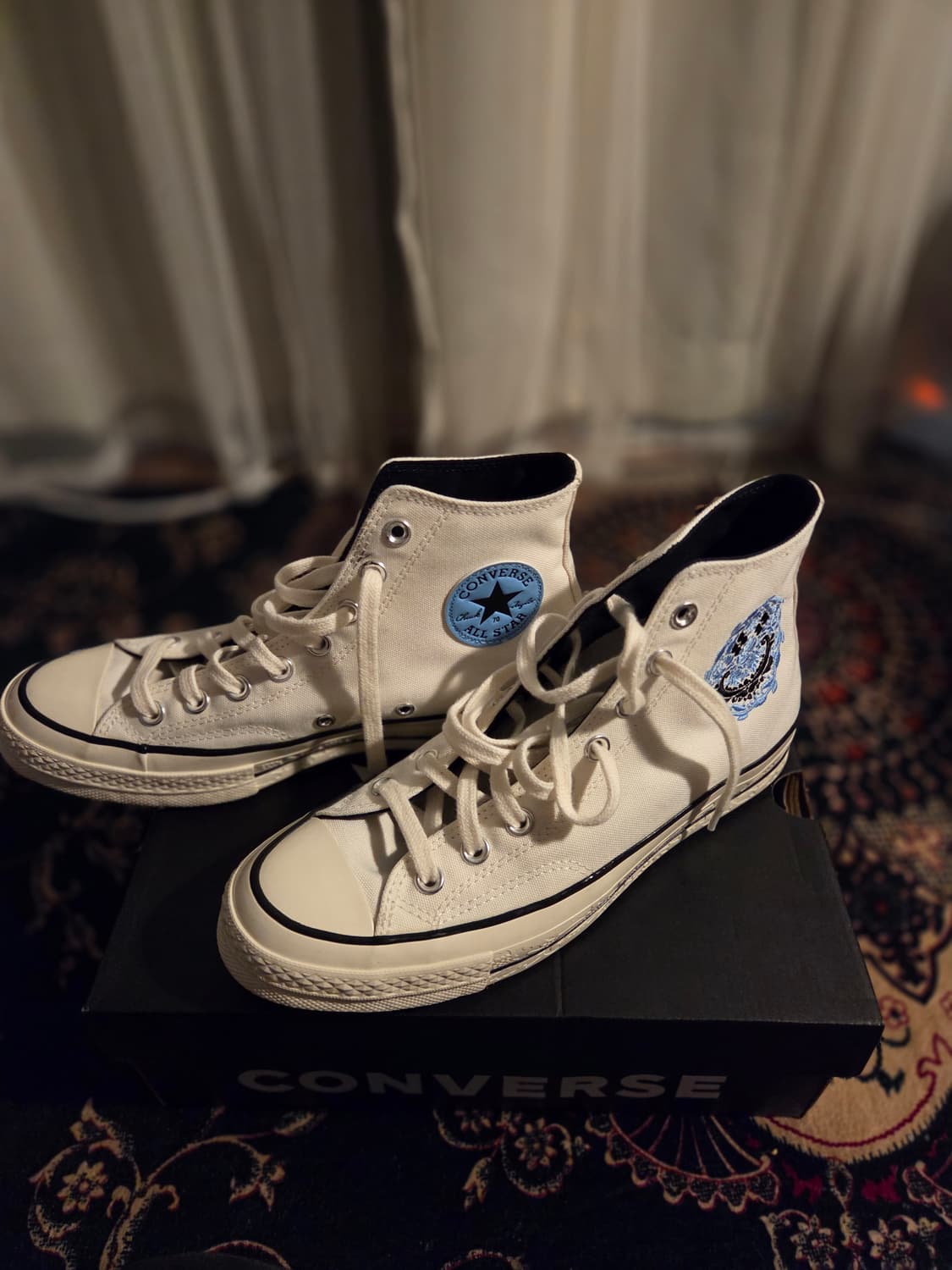 [정품/레어] 컨버스 척70 스페셜 에디션 자수 하이탑 (275mm) 상품이미지2