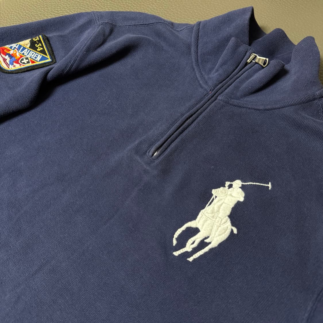 폴로 랄프로렌 빅포니 하프 니트 상품이미지2