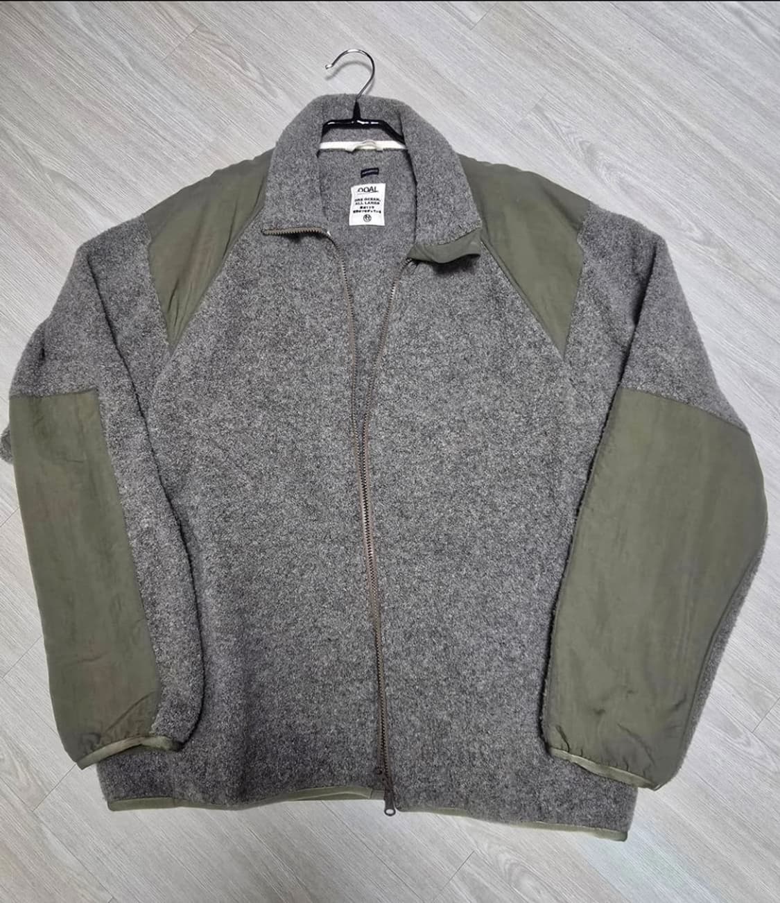 23AW 나나미카 보일드 울 집업 후리스 코요테 집업 XL 상품이미지1