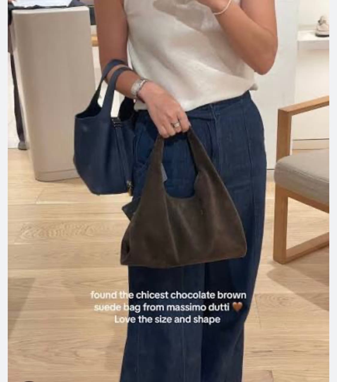 Massimo Dutti 스웨이드 백 미니사이즈 상품이미지2