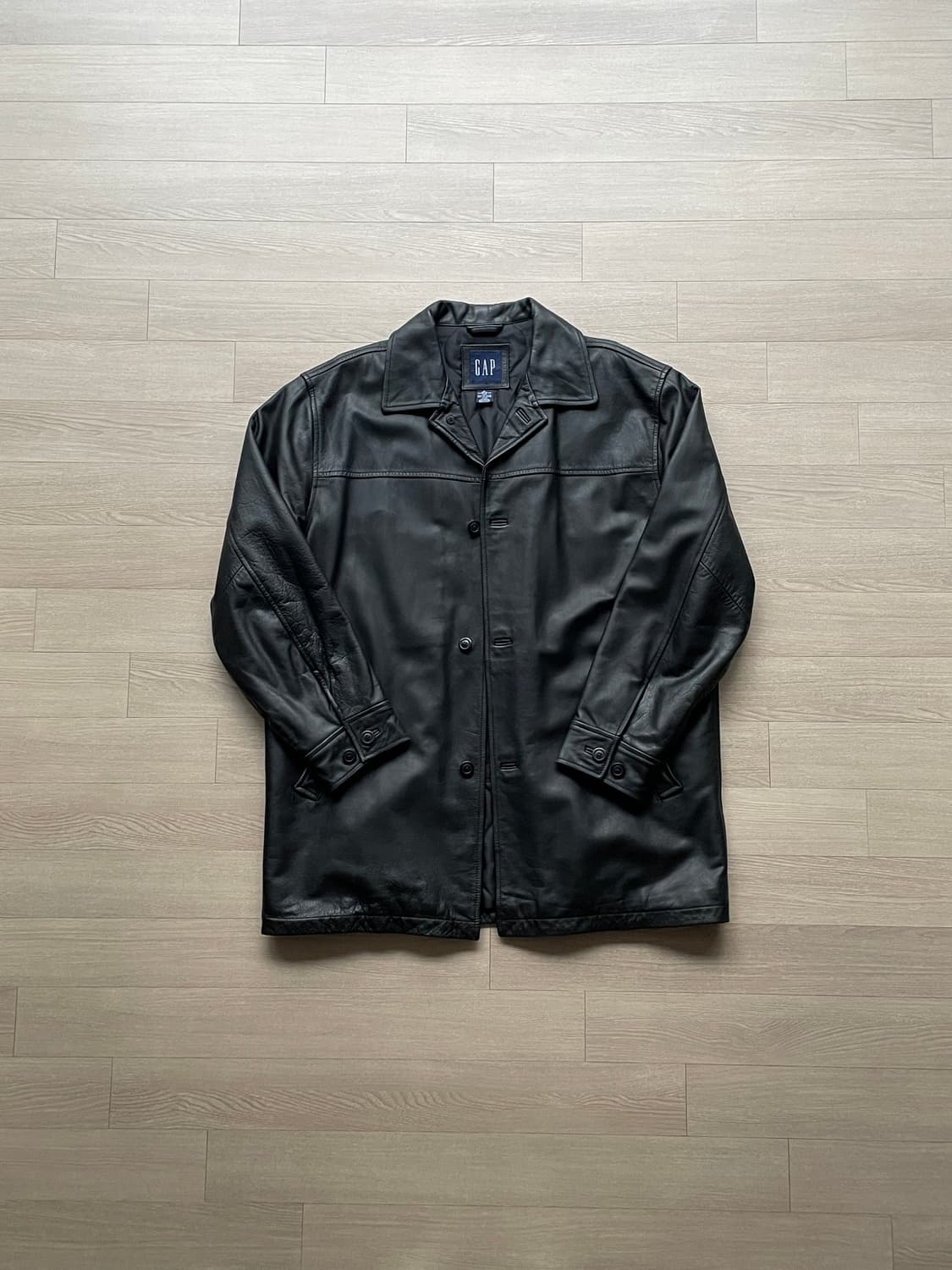 90s 올드갭 레더 카코트 gap carcoat 상품이미지1