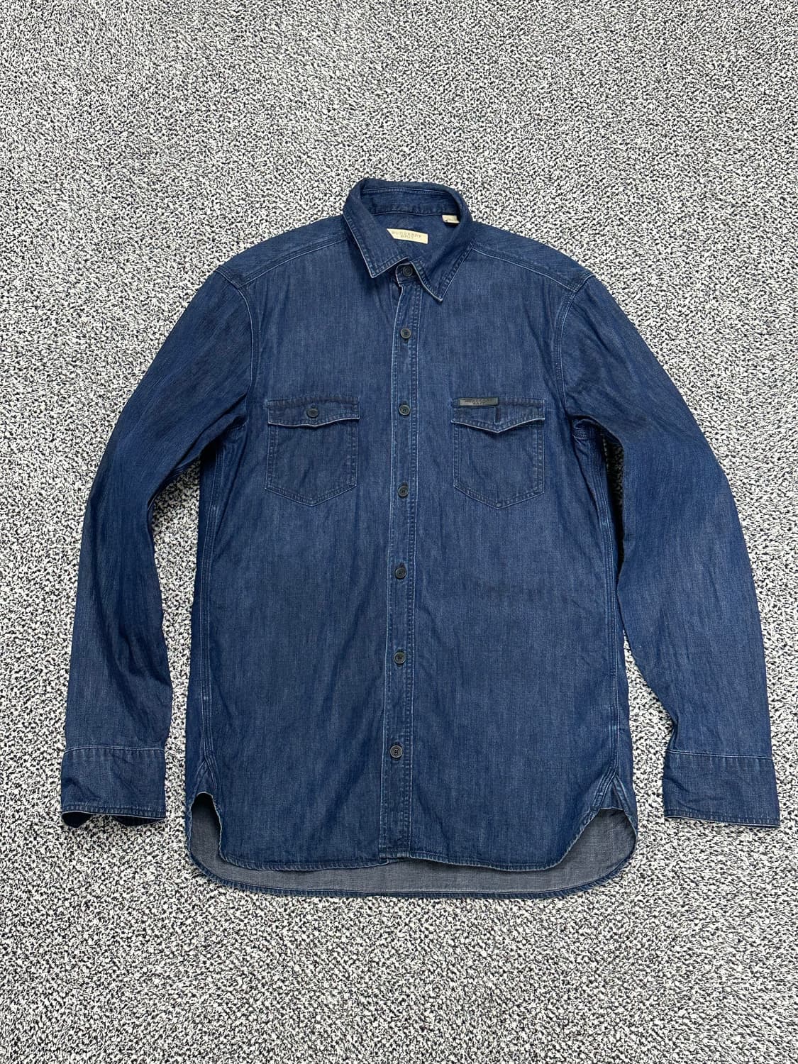 버버리 데님 청 셔츠 상품이미지1