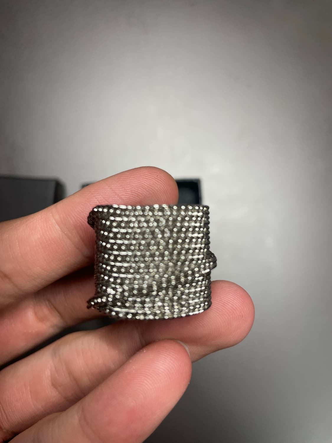 Dries van noten chain silver ring M 상품이미지2