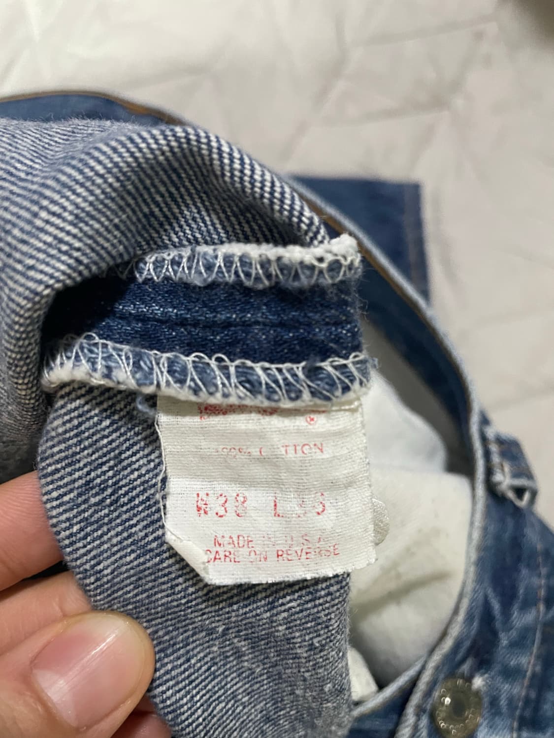 리바이스 501 80s made in usa 상품이미지7