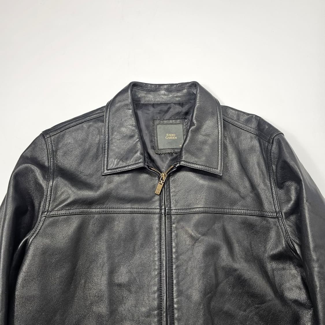 라디오가든 양가죽 집업 자켓 M 상품이미지3