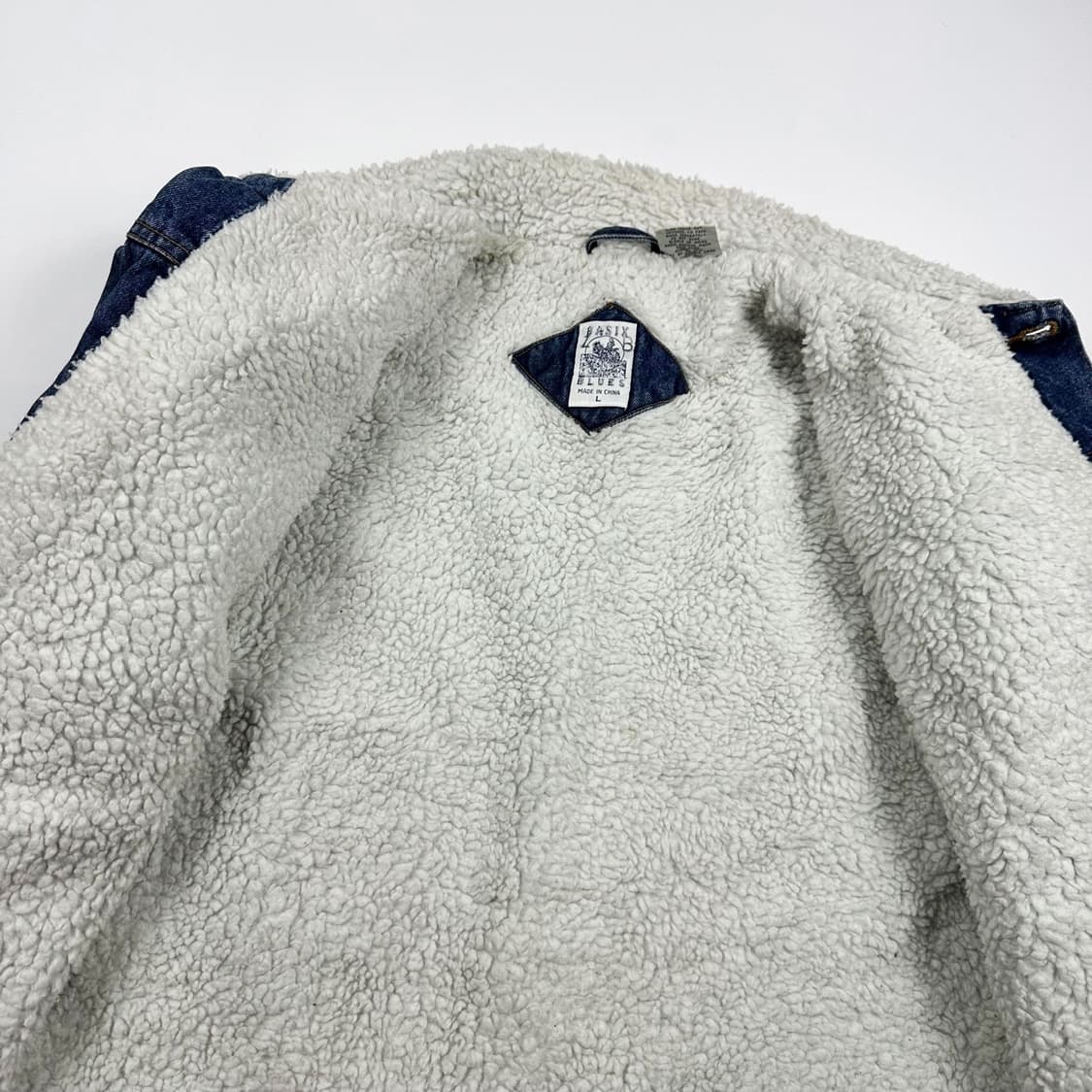 VTG 빈티지 양털 트러커 청자켓 (L) 상품이미지3