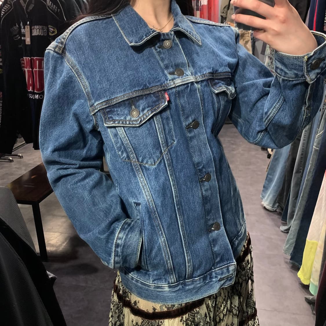 [IM] 리바이스 데님 자켓 중청 상품이미지3