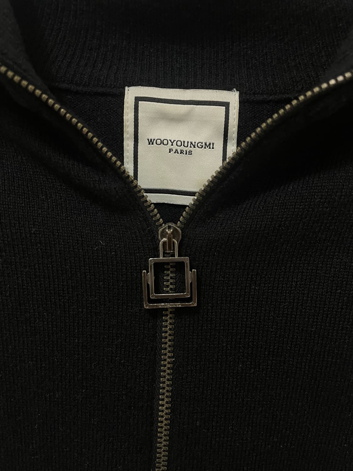 우영미 니트 집업  상품이미지3