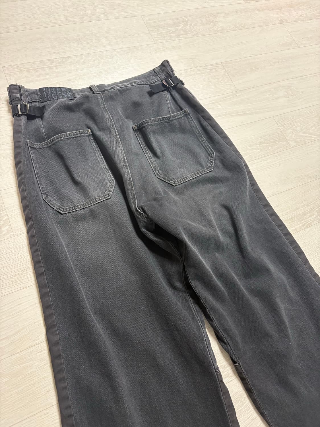 3)폴리테루 리빌드 고시마 데님 워시드블랙 002 상품이미지3