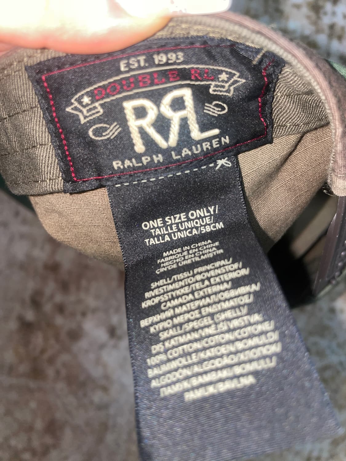 RRL 더블알엘 카모 캡  상품이미지4