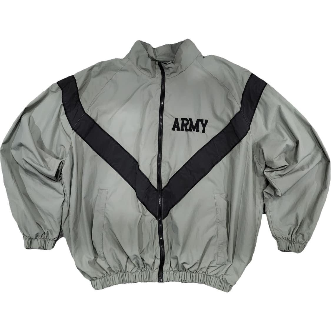 ARMY 미군 IPFU  빈티지 바람막이 집업 자켓 XL 상품이미지1