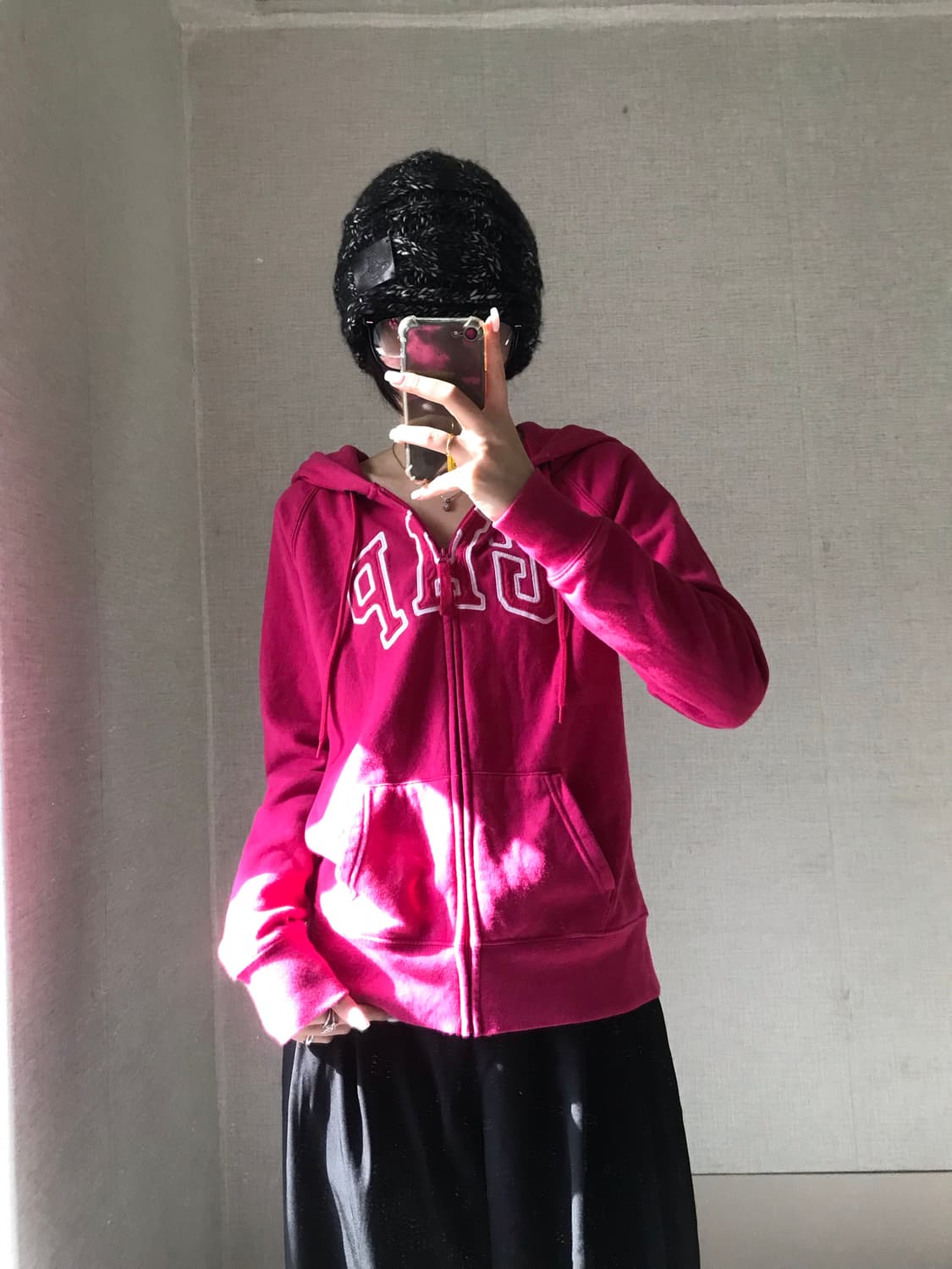 갭 핑크 후드집업 상품이미지2