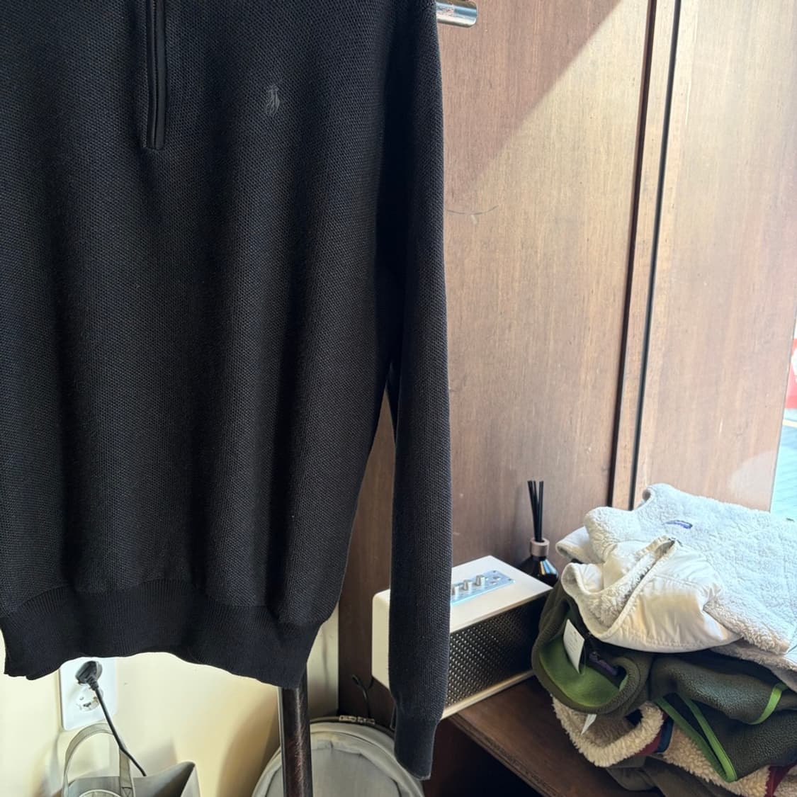 15284 - 폴로 랄프로렌 블랙 반집업 니트 (피마 코튼) 상품이미지4