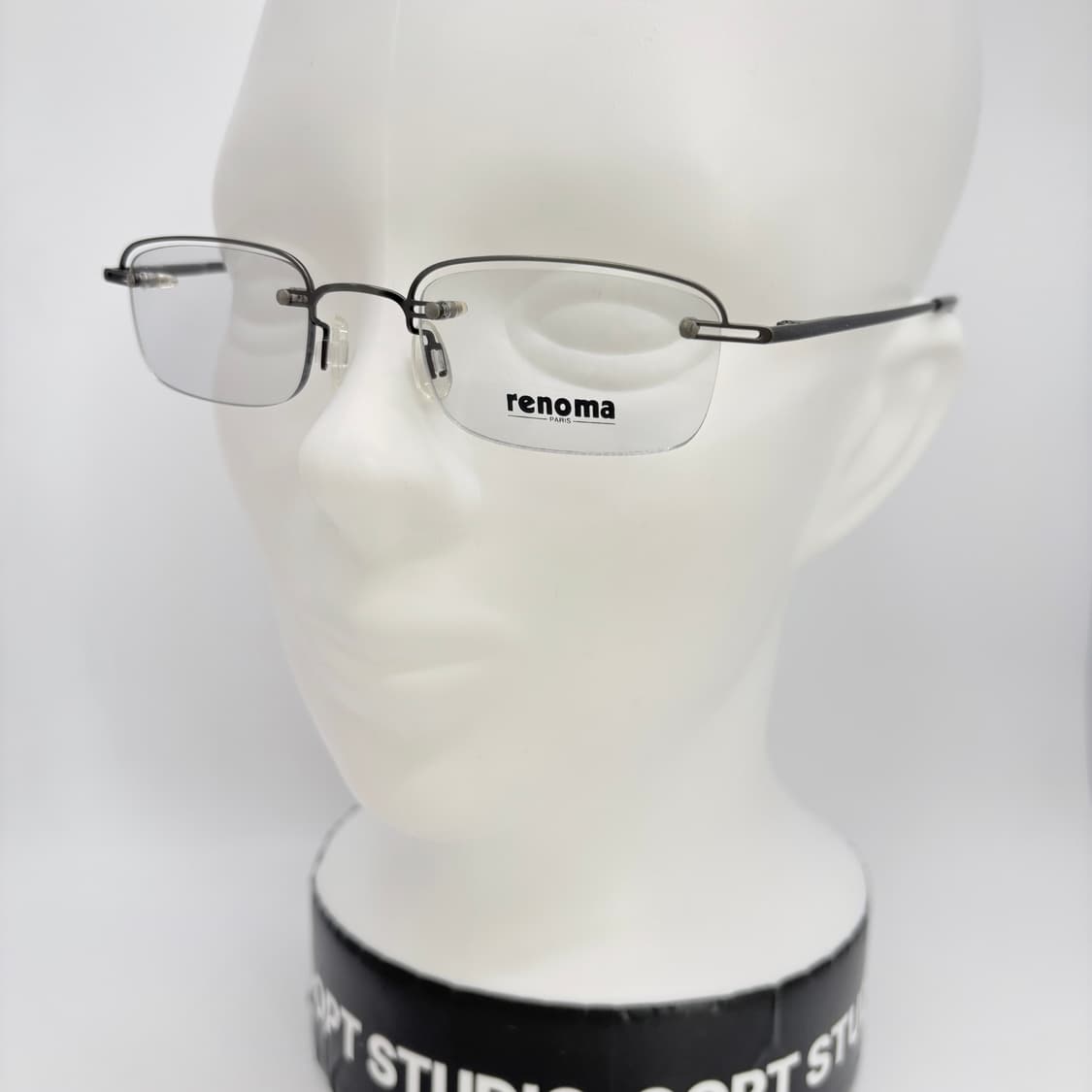 RENOMA 그레이 스퀘어 반무테 상품이미지5