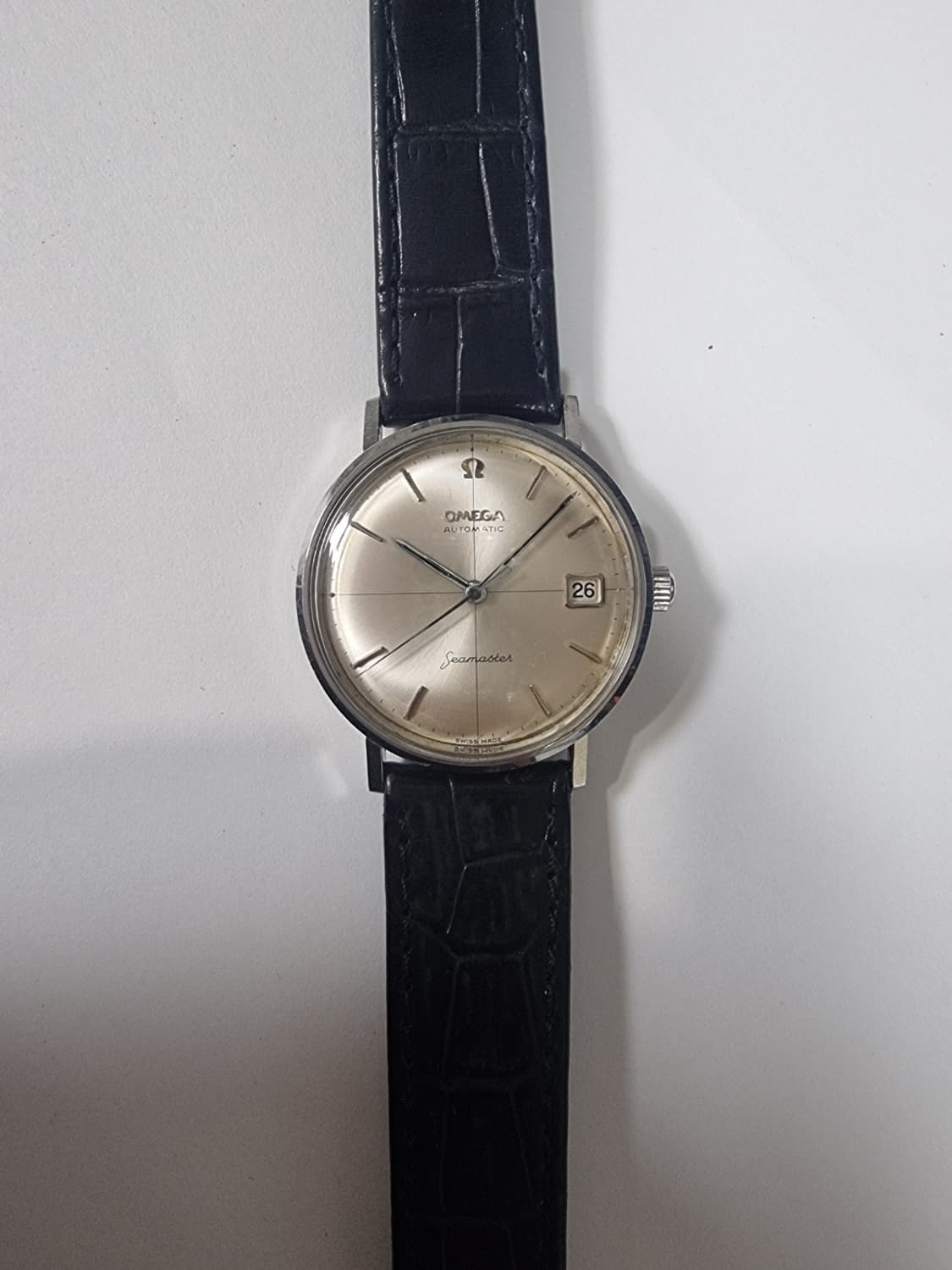 OMEGA 정품 오메가 빈티지 시계 씨마스터 자동35mm 은행잎무브 상품이미지3